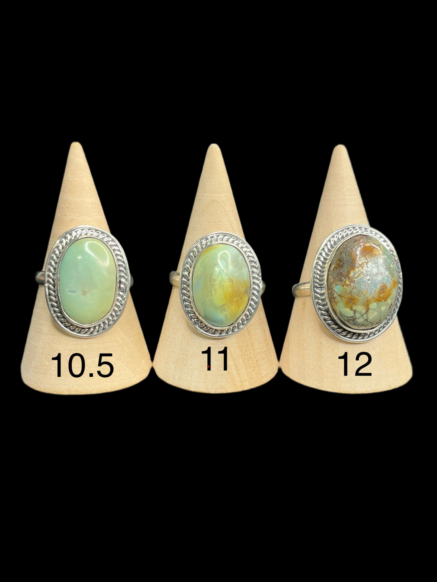Tibetan Turquoise Sterling Silver Rings