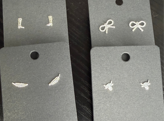 Dainty Southwest Sterling Silver Earrings