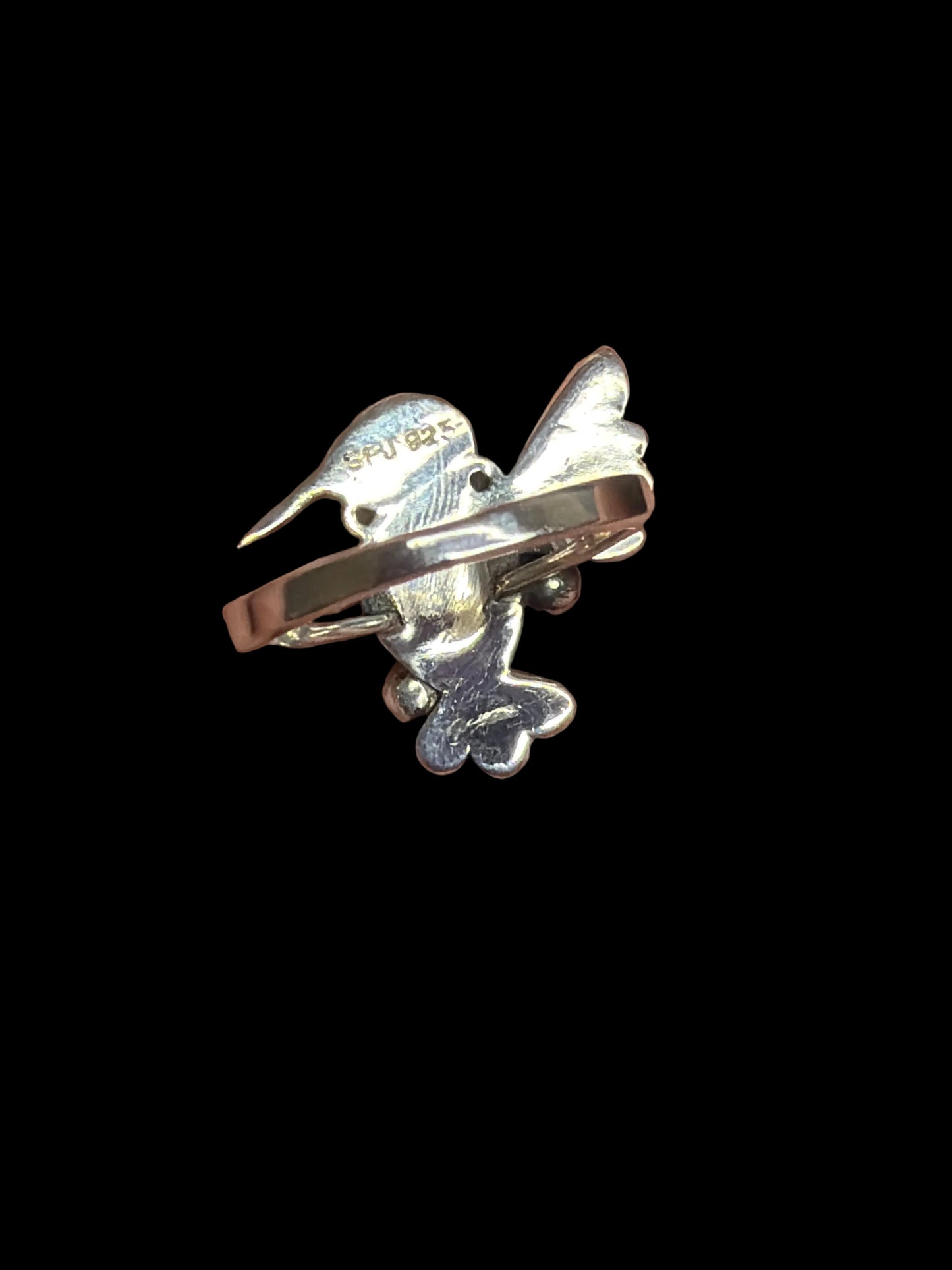 Larimar Hummingbird Rings