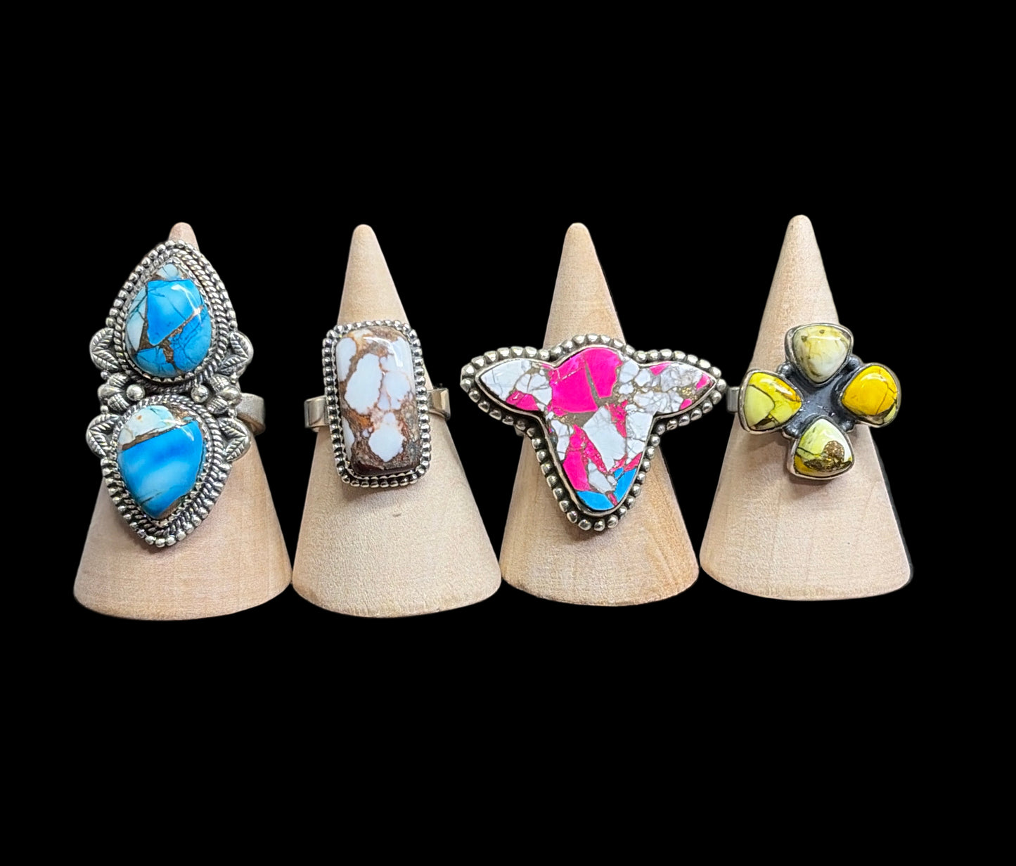 Adjustable Southwest Sterling Rings