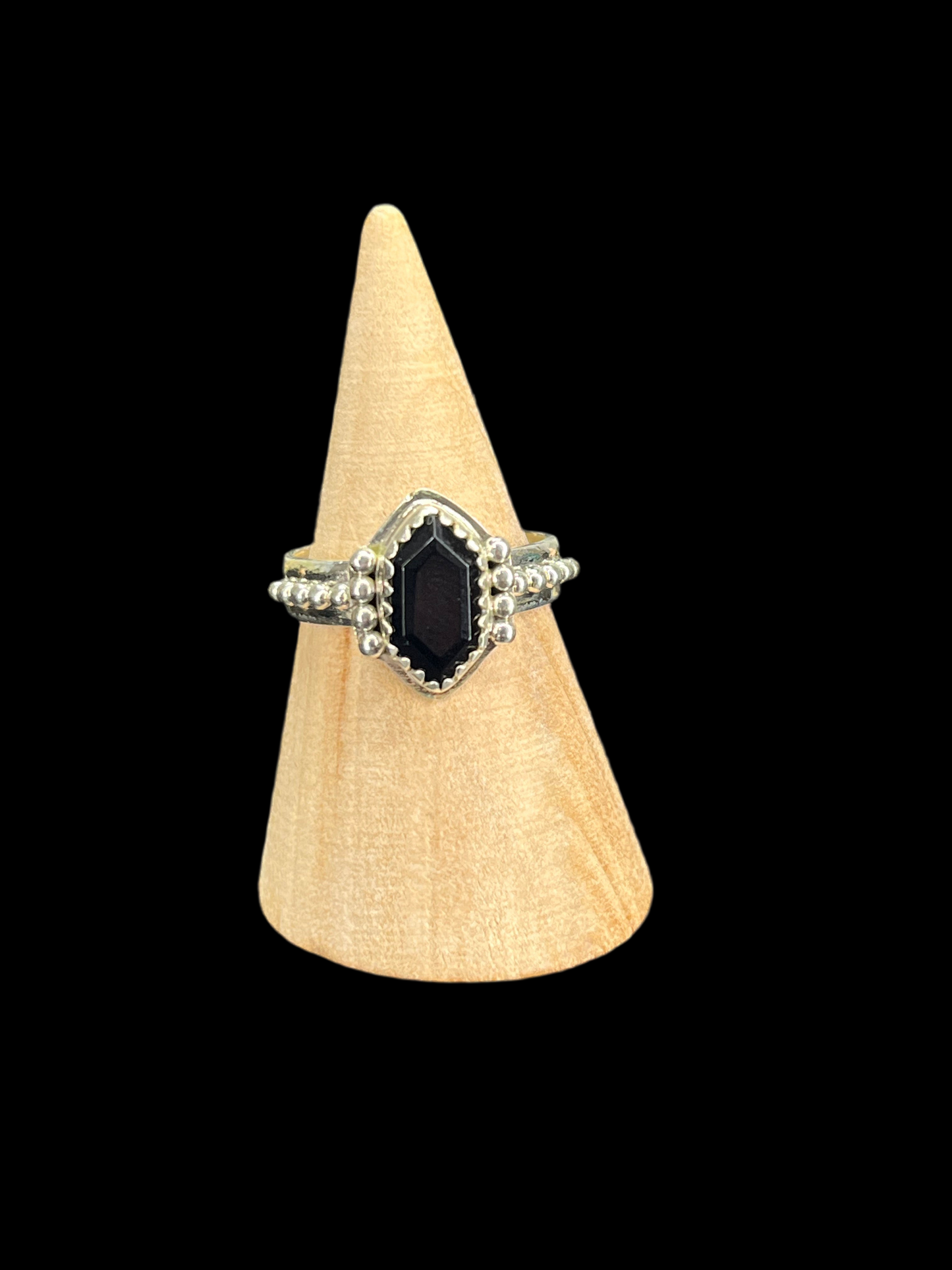 Black Onyx Sterling Silver Rings