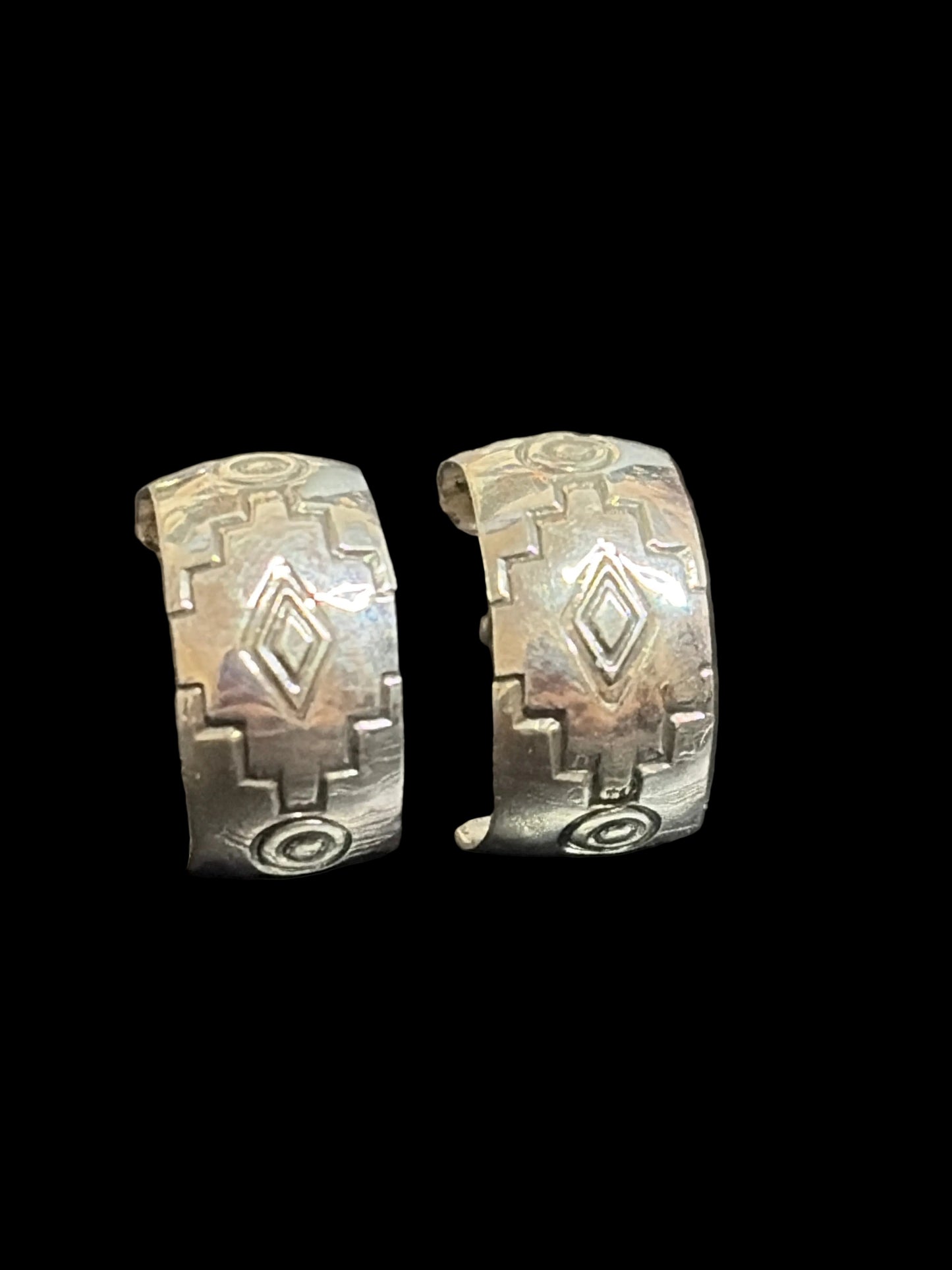 Handcrafted Huggy Hoop Earrings