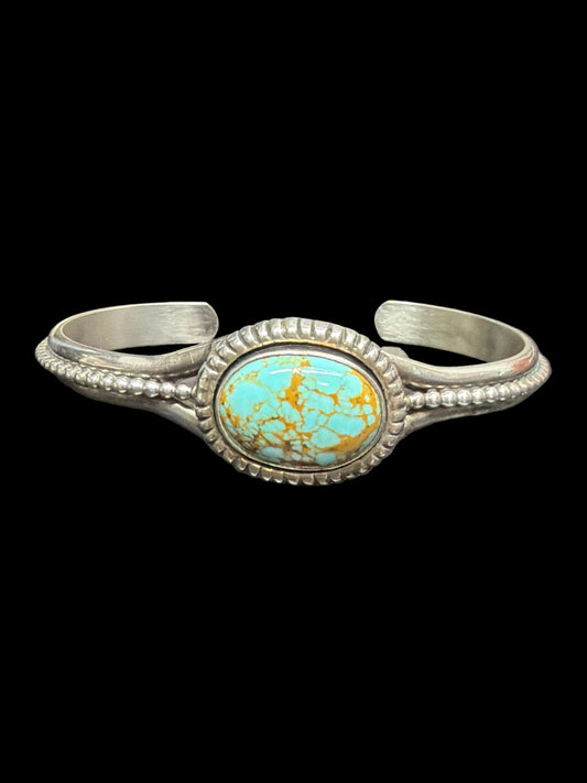 VTG Carol Felley Turquoise Cuff Bracelet