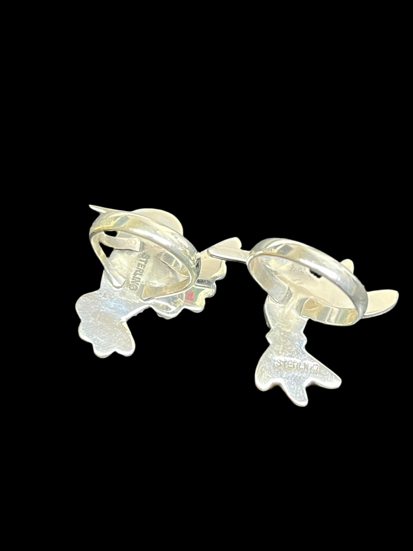 Handcrafted Hummingbird Rings - Sterling Silver