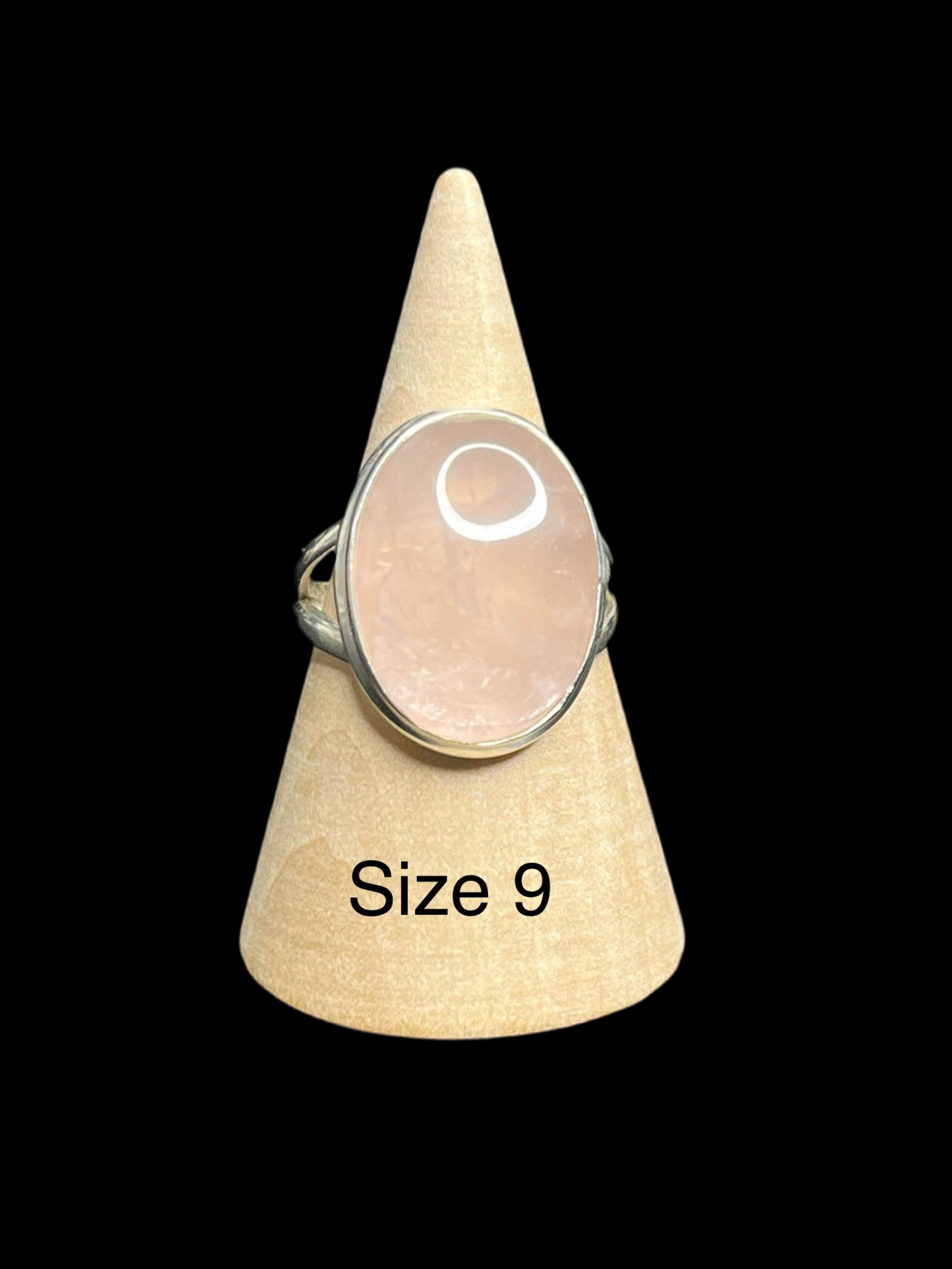 Rose Quartz Sterling Silver Rings