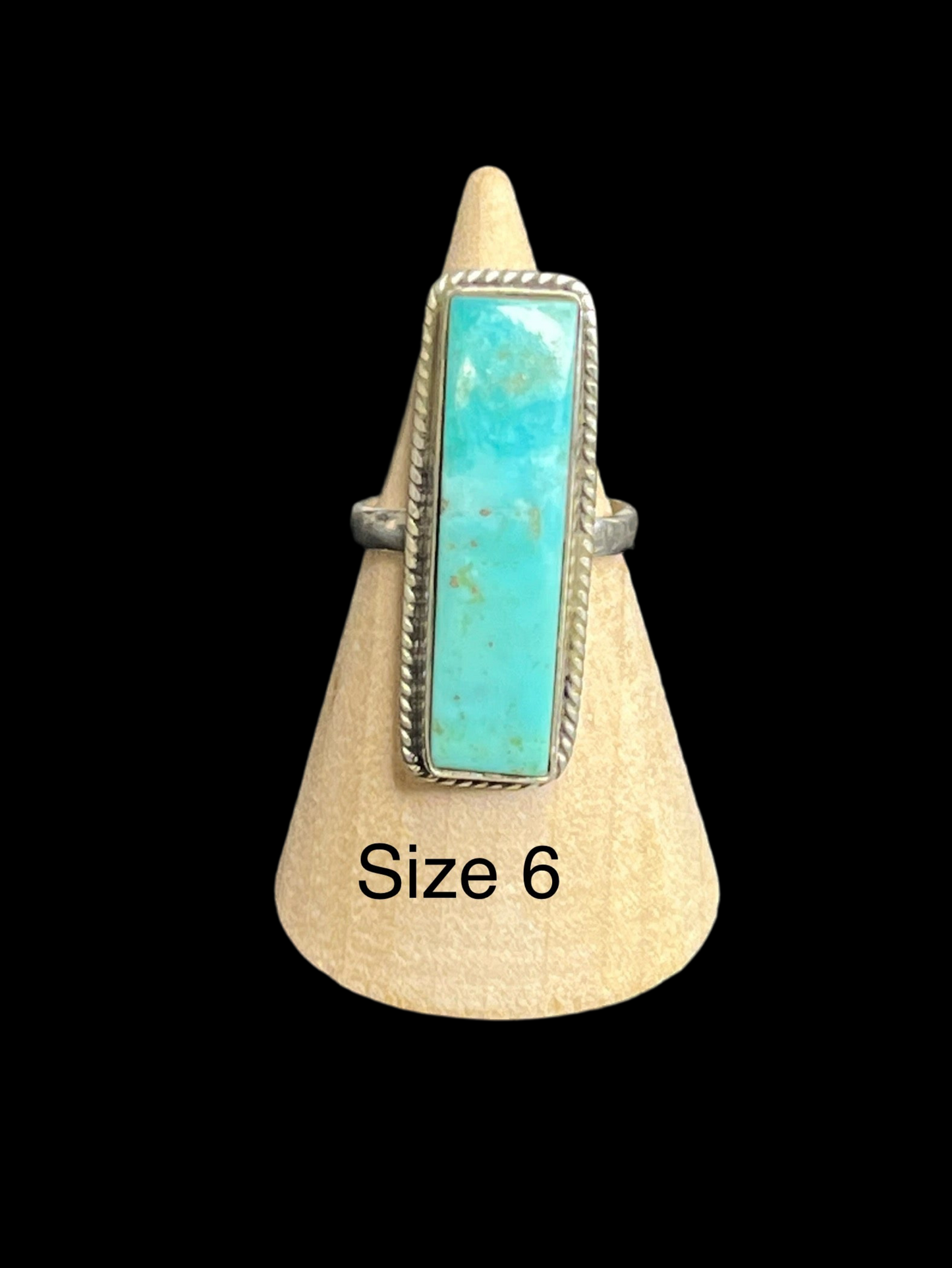 Arizona Turquoise Bar Rings - sizes 5-12