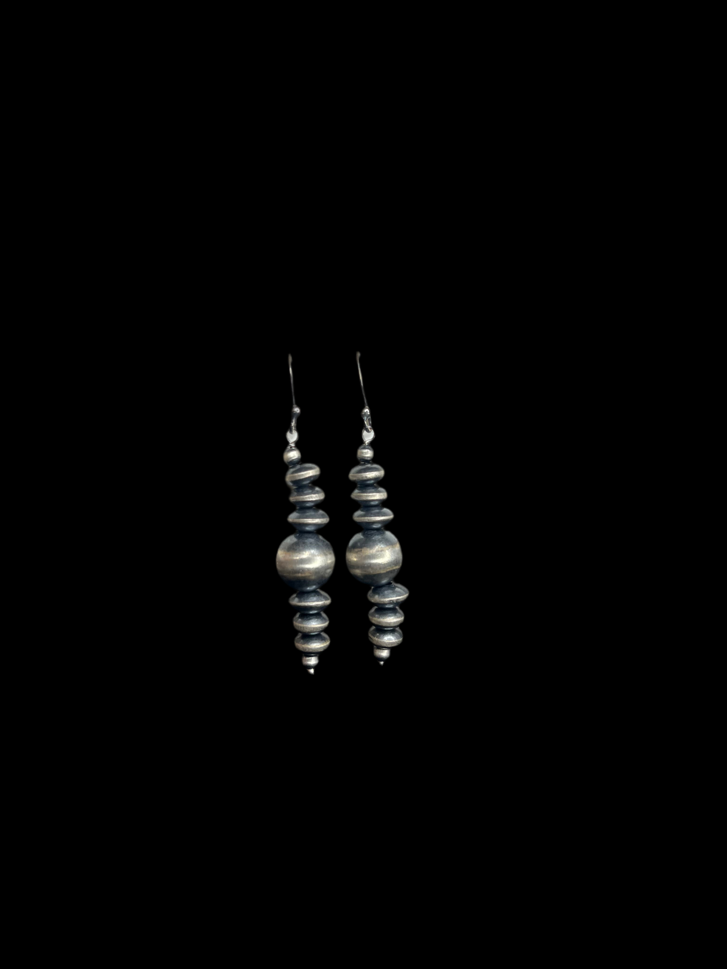 Sterling Silver Desert Bead Earrings