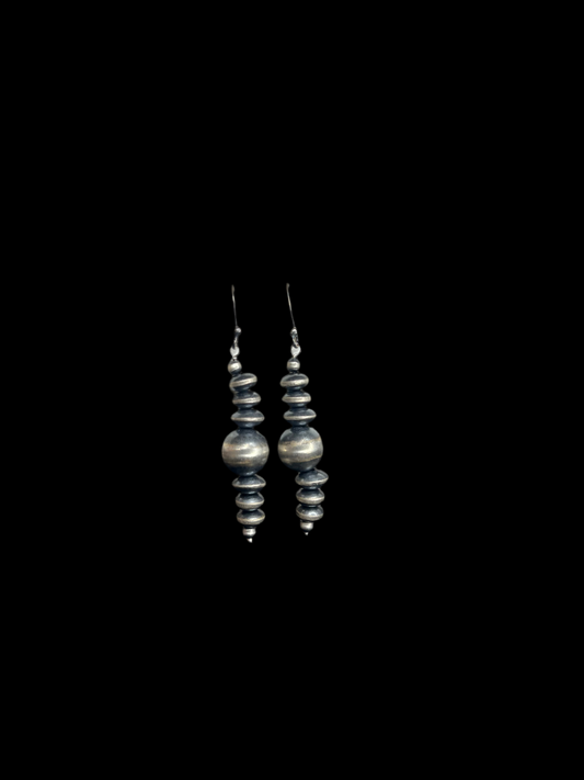 Sterling Silver Desert Bead Earrings