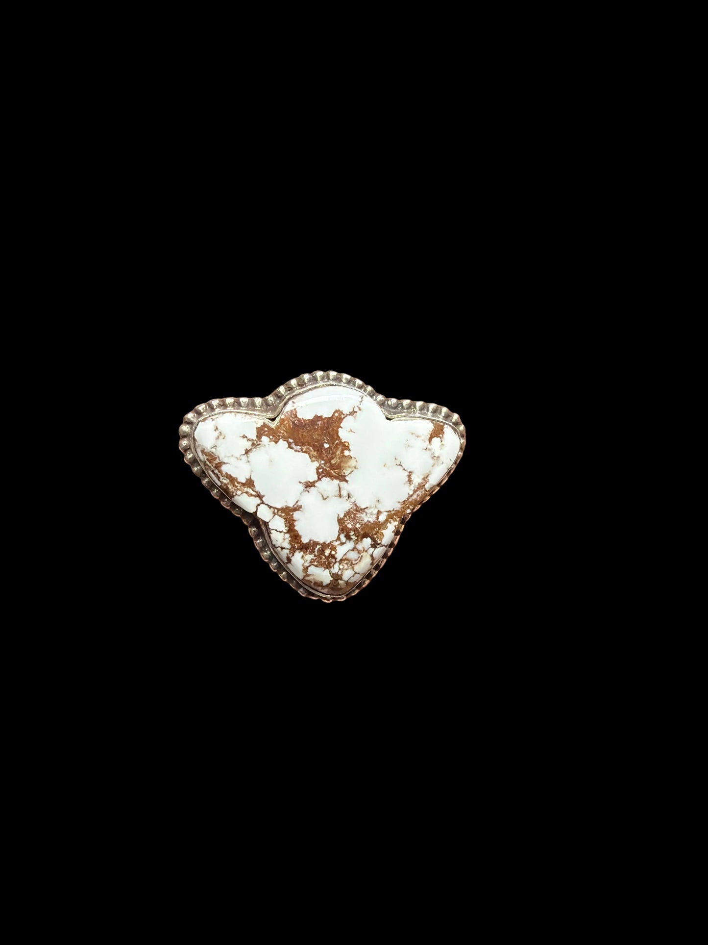 Wild Horse Jasper Cow Head Rings