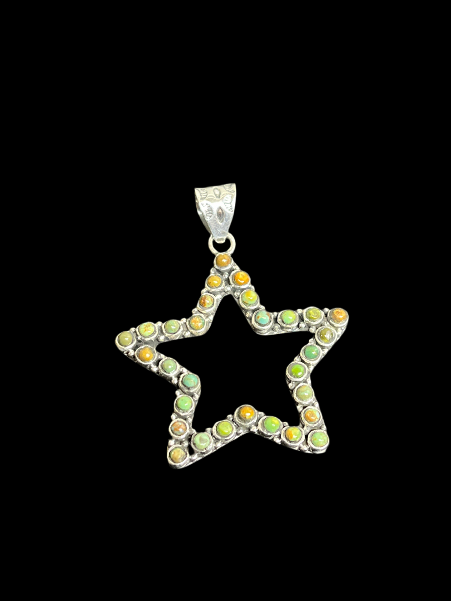Kingman Turquoise Star Pendant