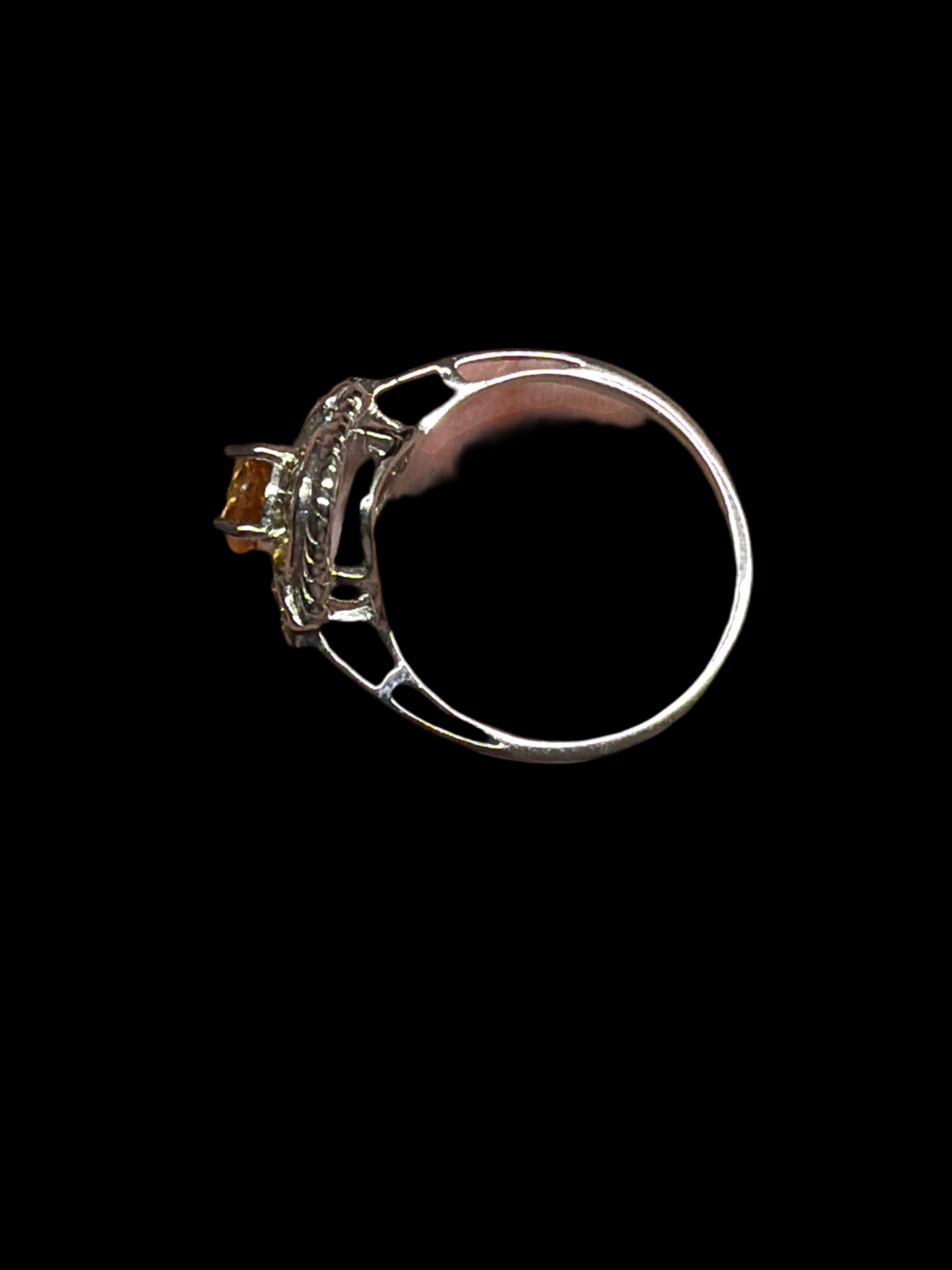 Citrine Statement Ring - size 8