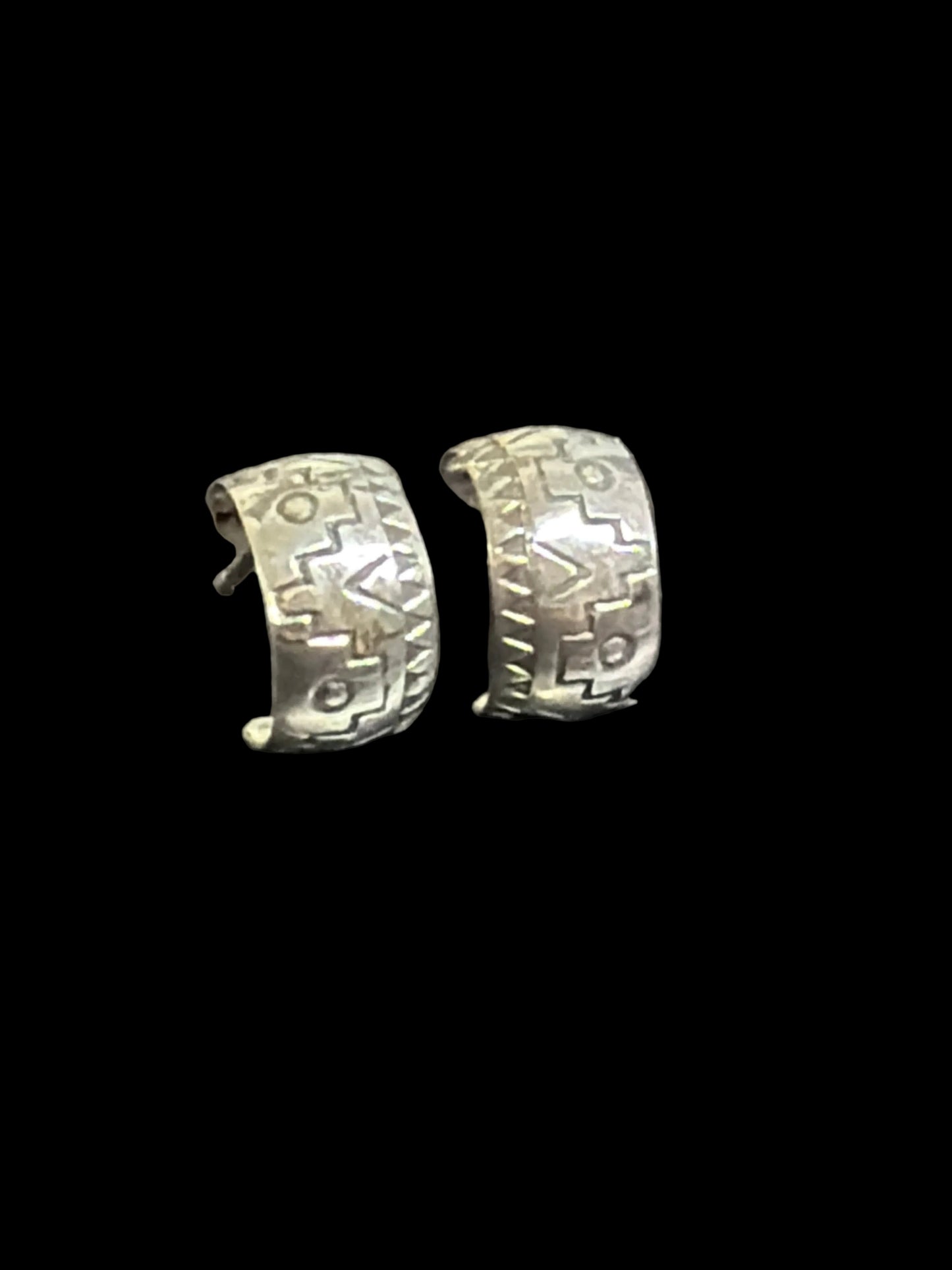 Handcrafted Huggy Hoop Earrings