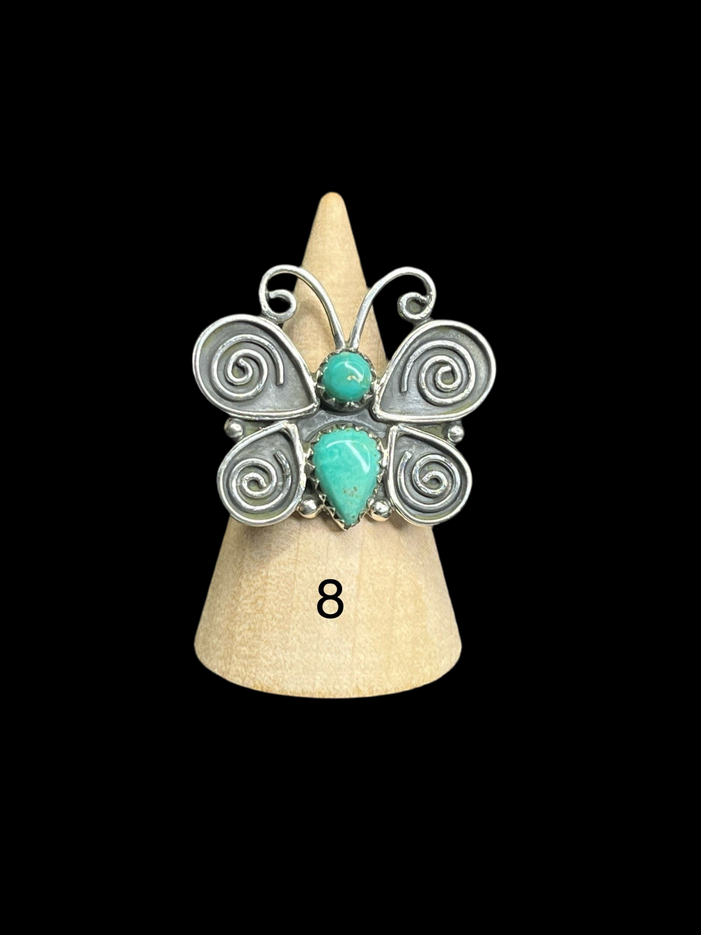 Handcrafted Butterfly Rings