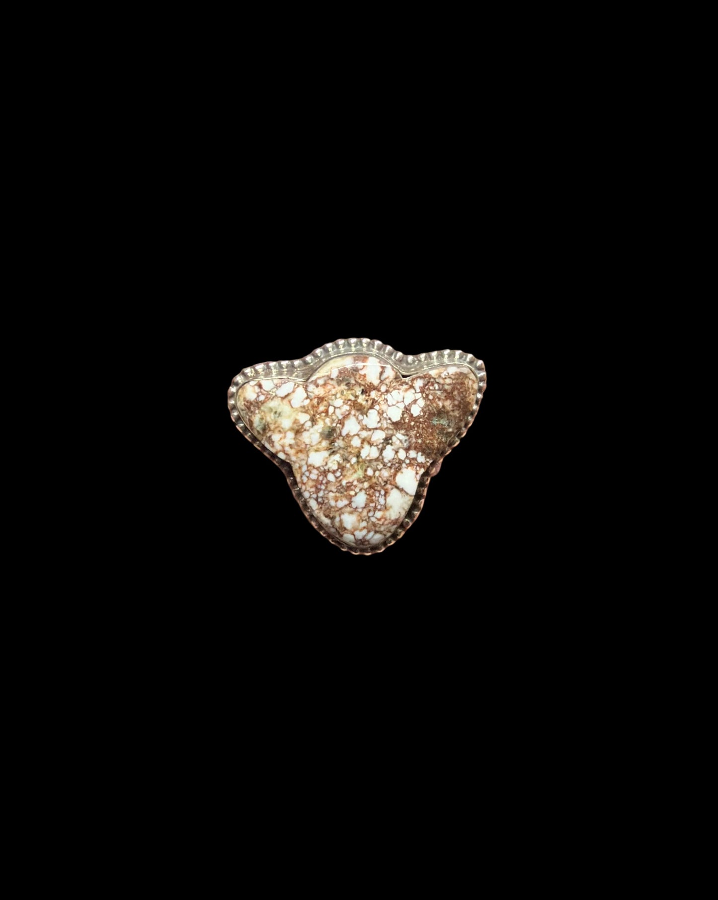 Wild Horse Jasper Cow Head Rings