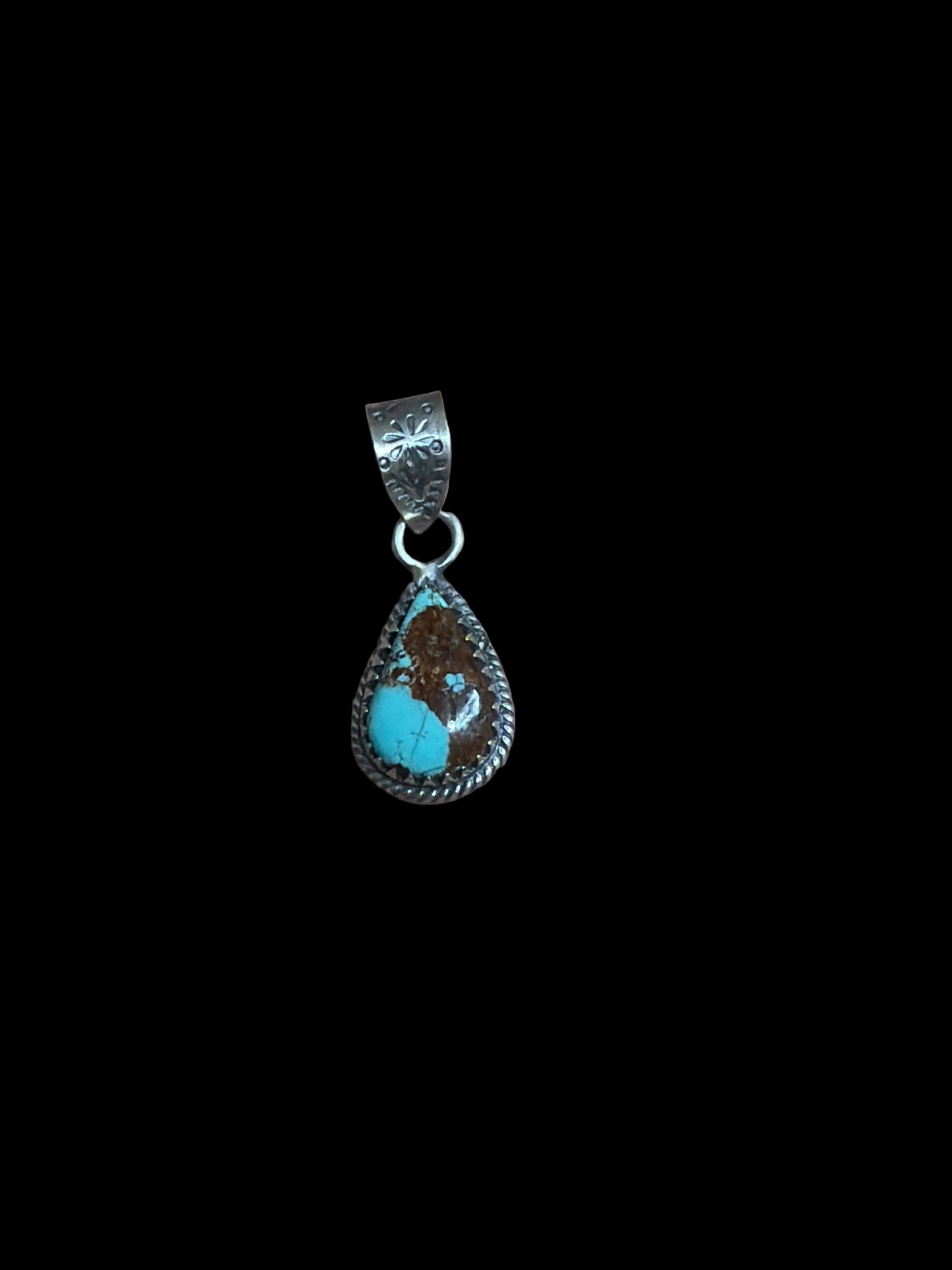 Handcrafted Mine 8 Turquoise Pendant
