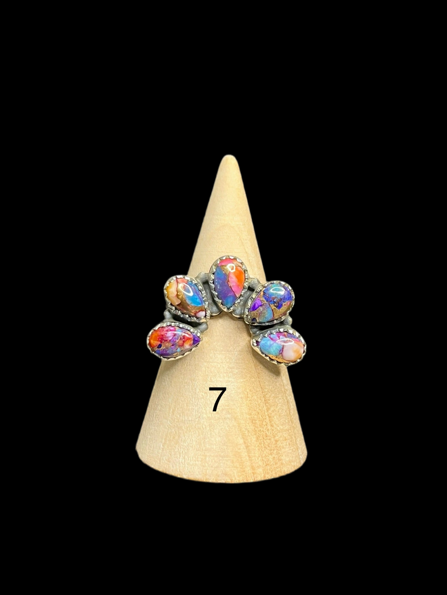 Pink Dahlia Mini-Naja Rings