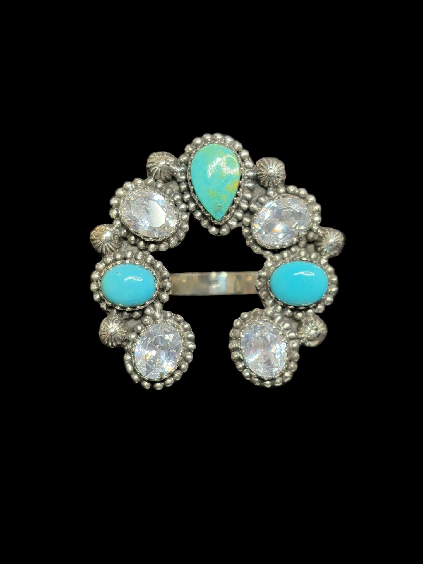 Southwest Sparkle Naja Style Ring (see description)