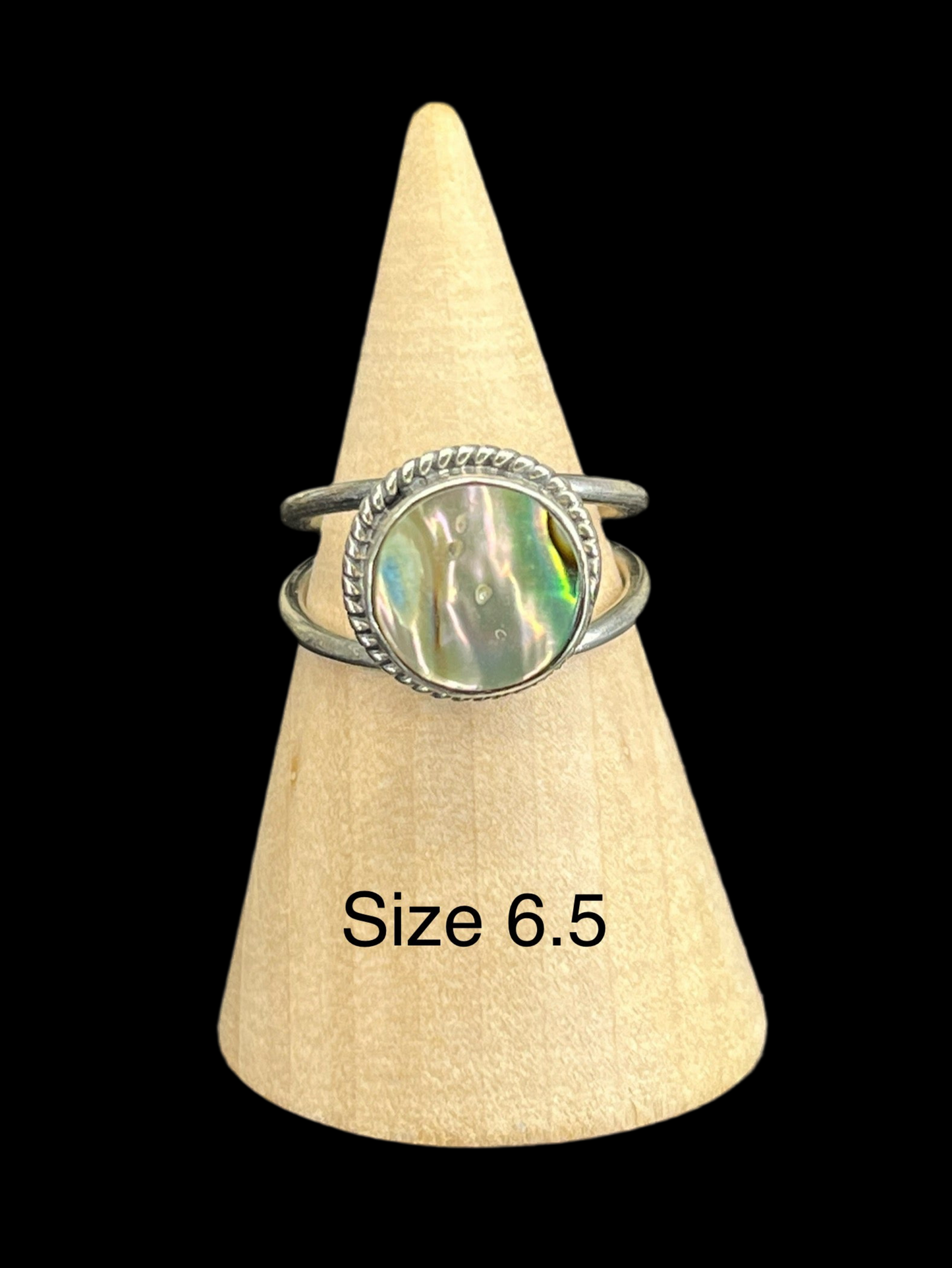 Abalone Sterling Silver Rings