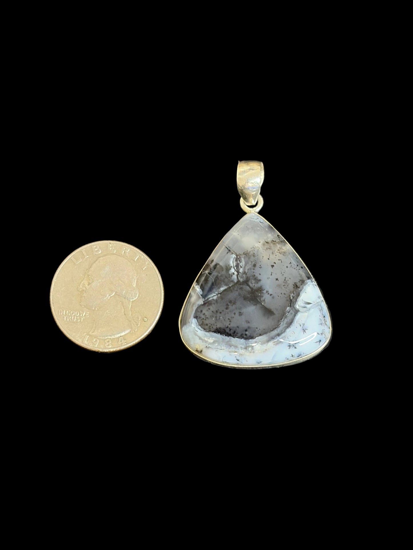Dendritic Opal Pendant