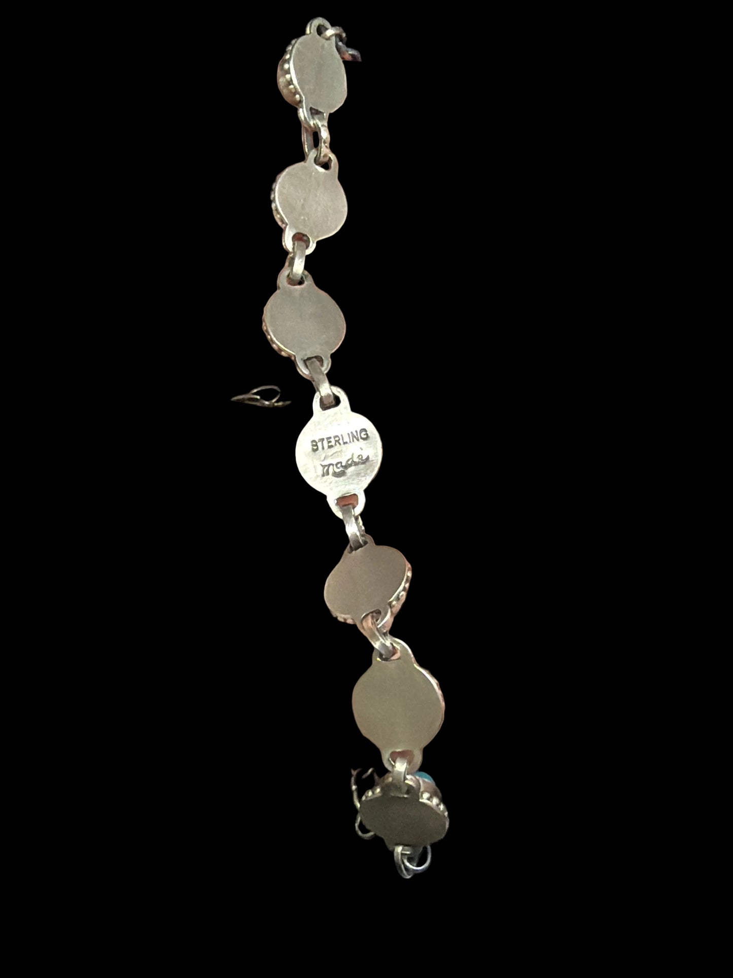 Handcrafted Kingman Turquoise Choker Necklace