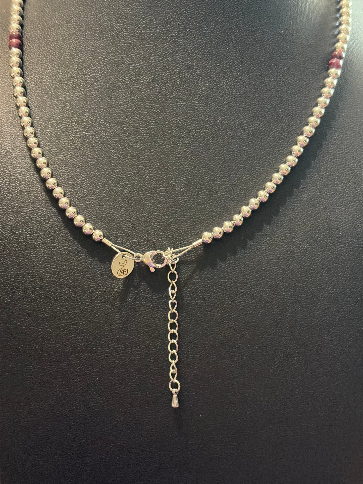 Purple Spiny Buffalo Nickel Necklace