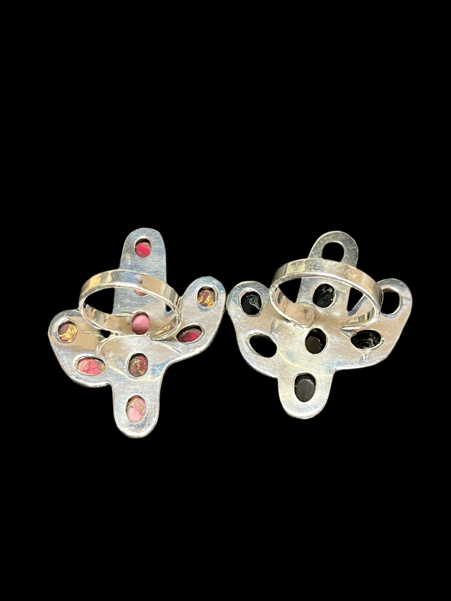 Adjustable Multi-Stone Cactus Rings