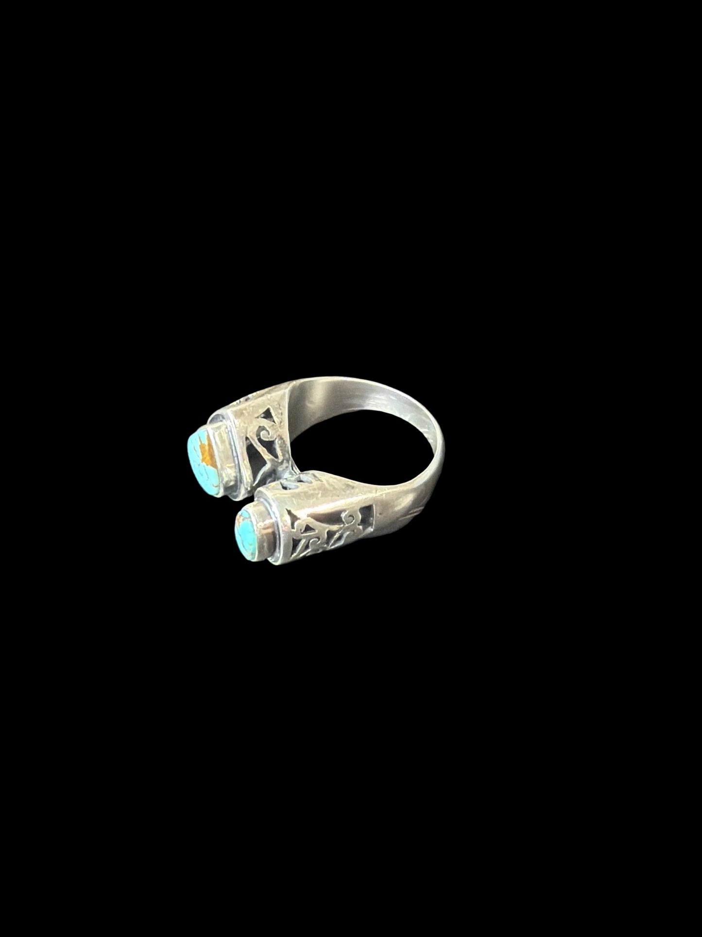 Intricate Handcrafted Mine 8 Ring - size 8.5