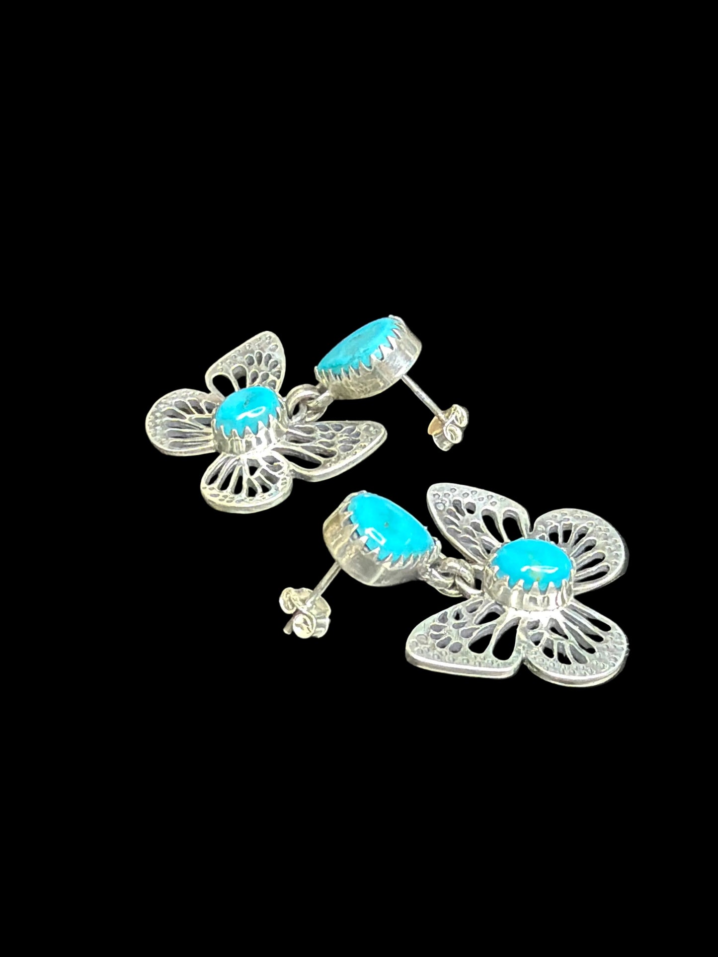 Handcrafted Filigree Butterfly Earrings