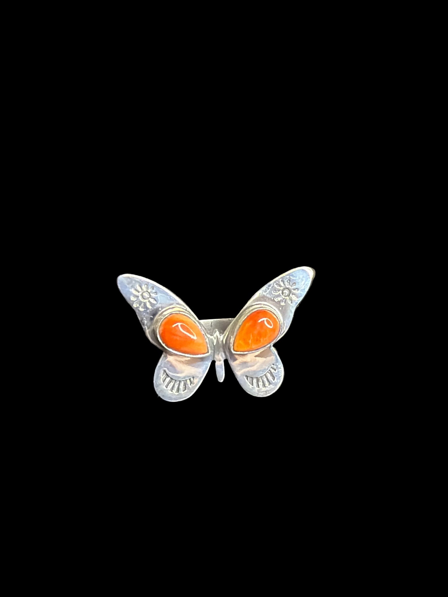 Handcrafted Butterfly Rings.