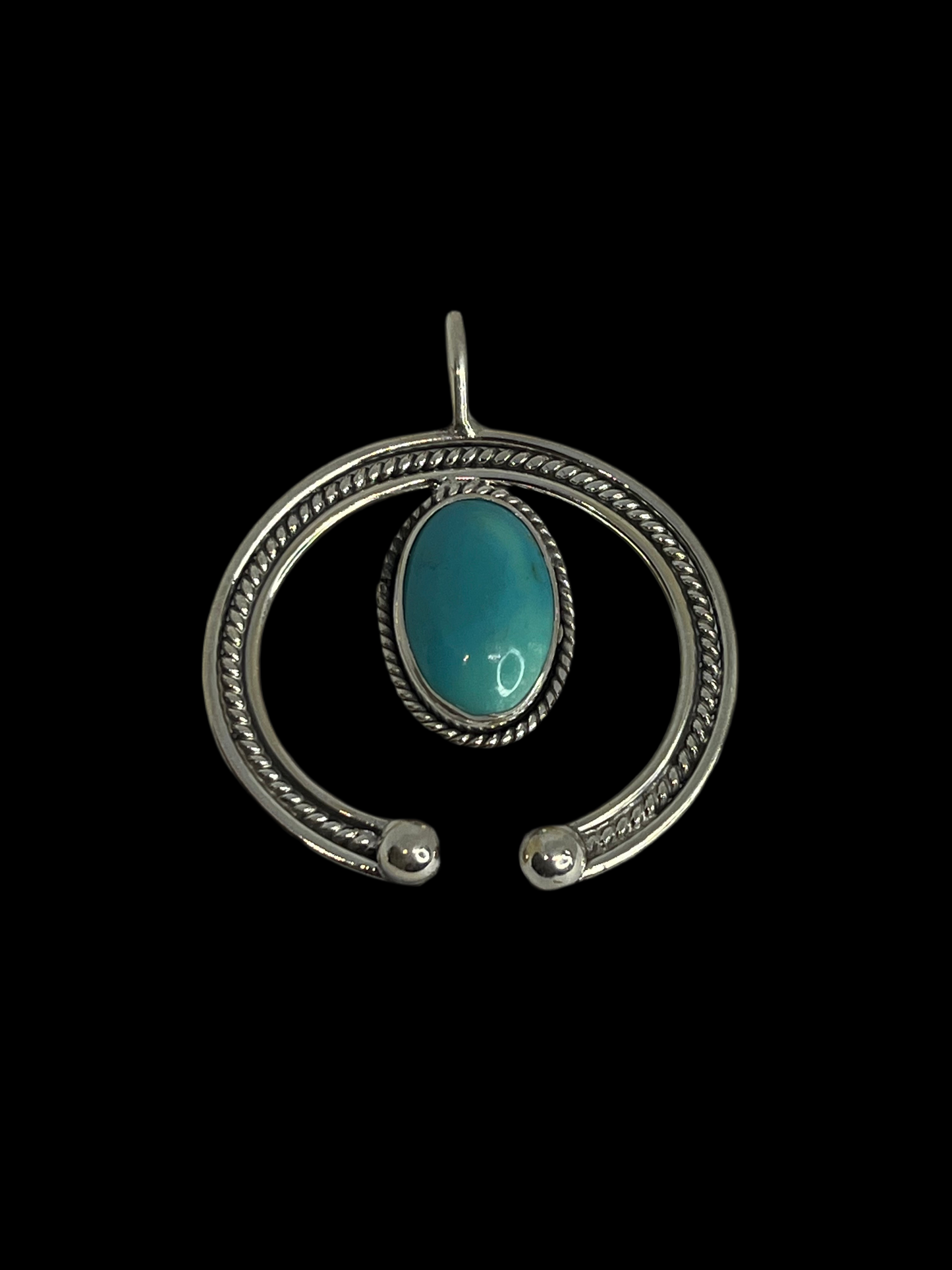 Mojave Turquoise Sterling Silver - Pendants