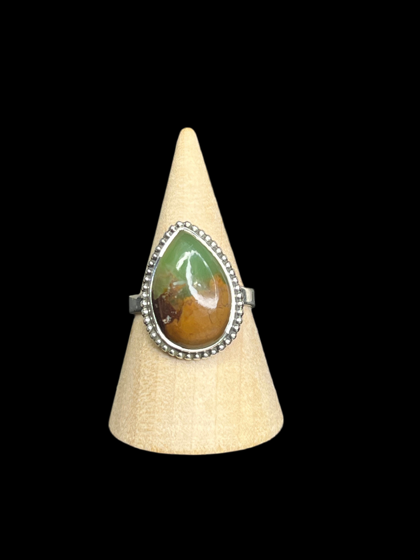 Chrysoprase Rings - size 10