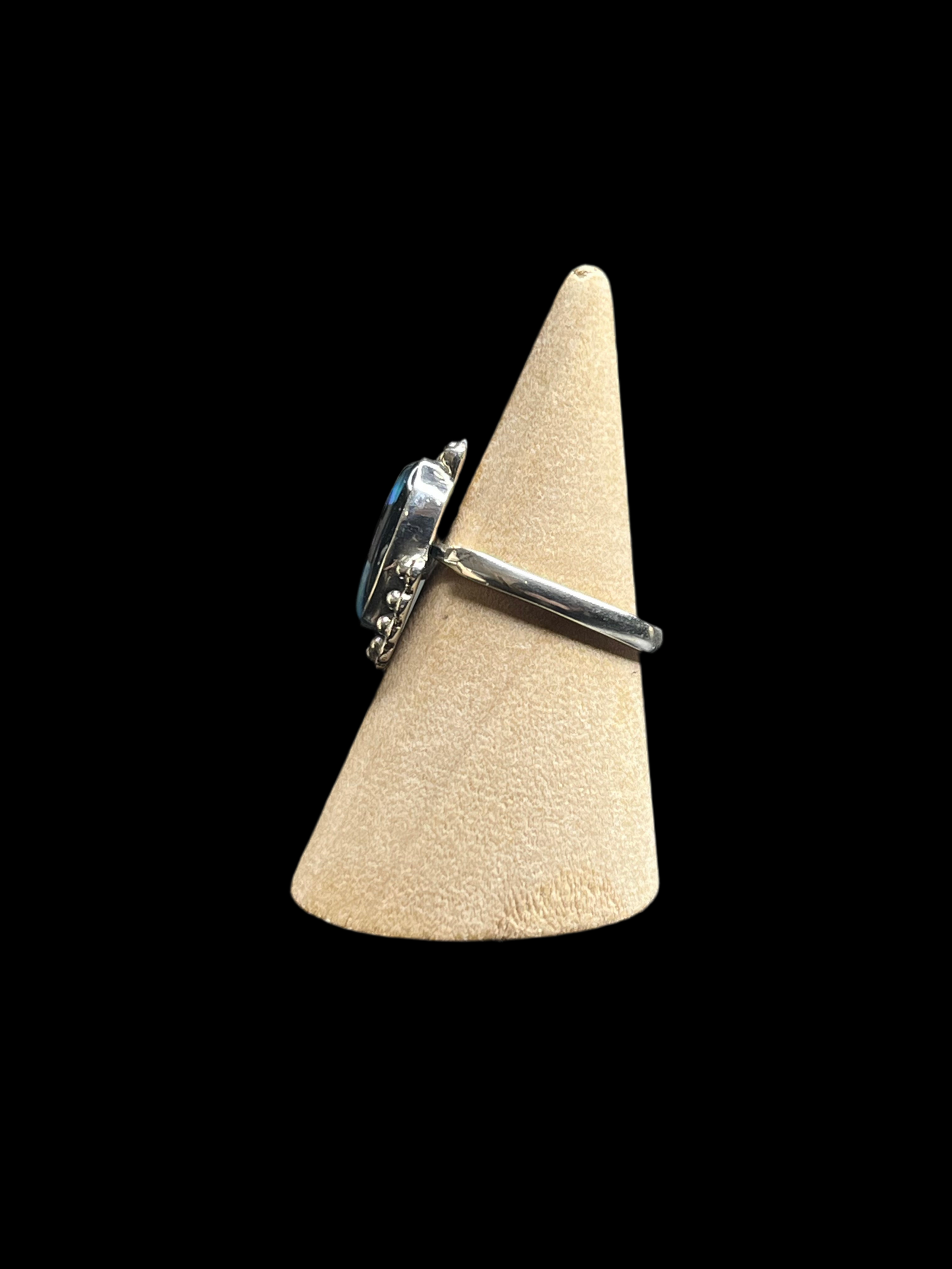 Aurora Opal Checker Rings - Adjustable