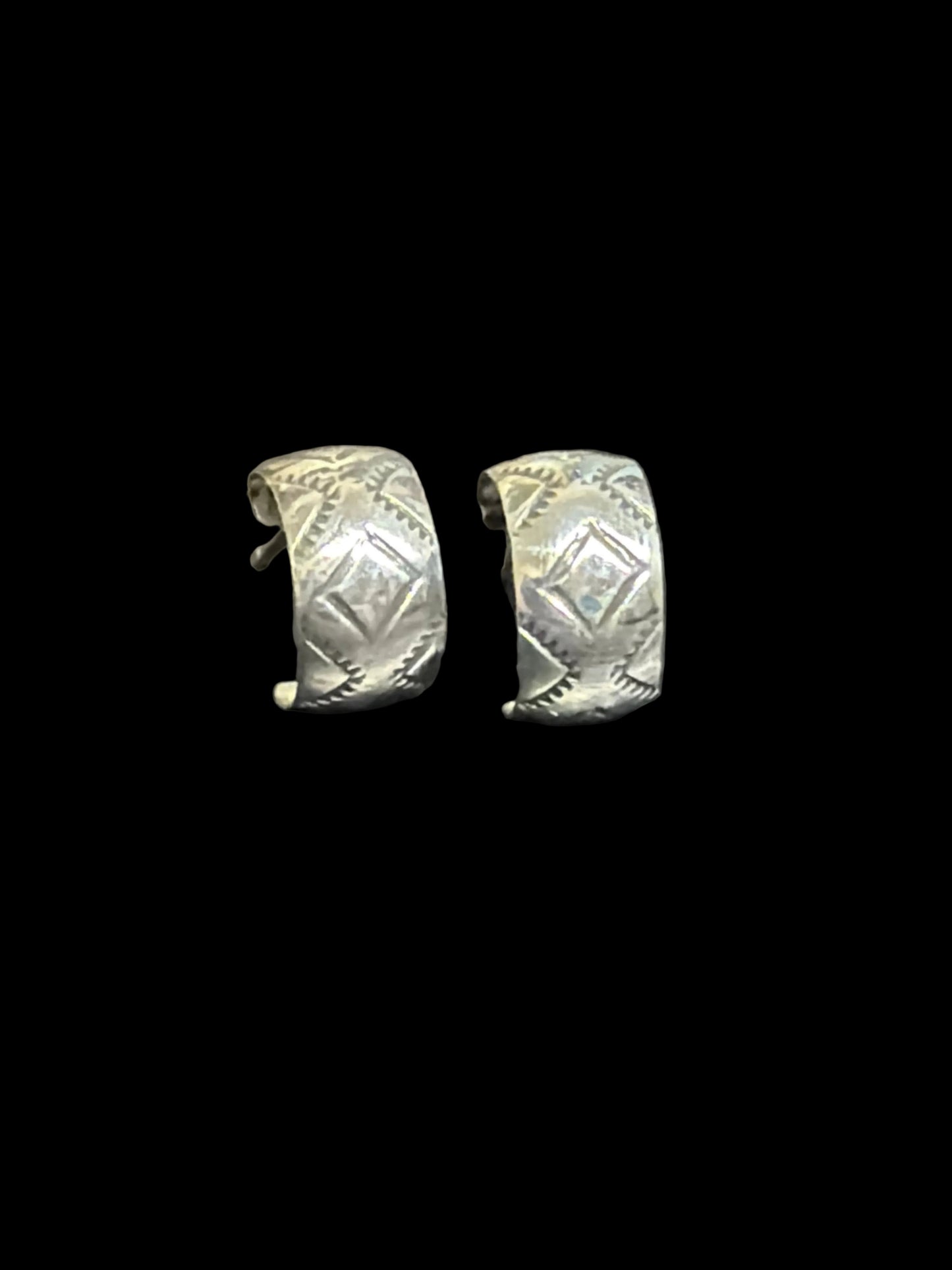Handcrafted Huggy Hoop Earrings