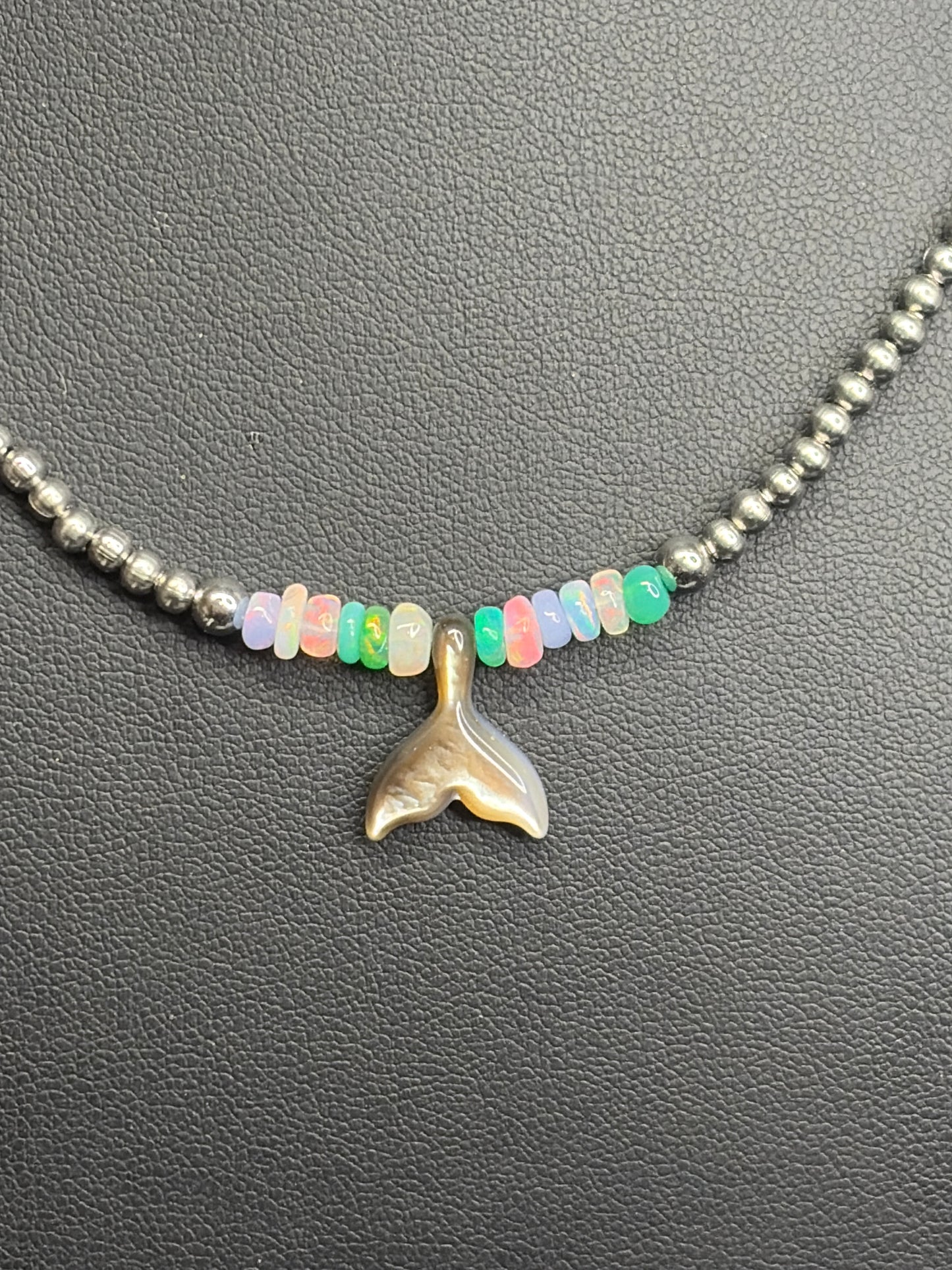 Opal Tide Mermaid Necklace