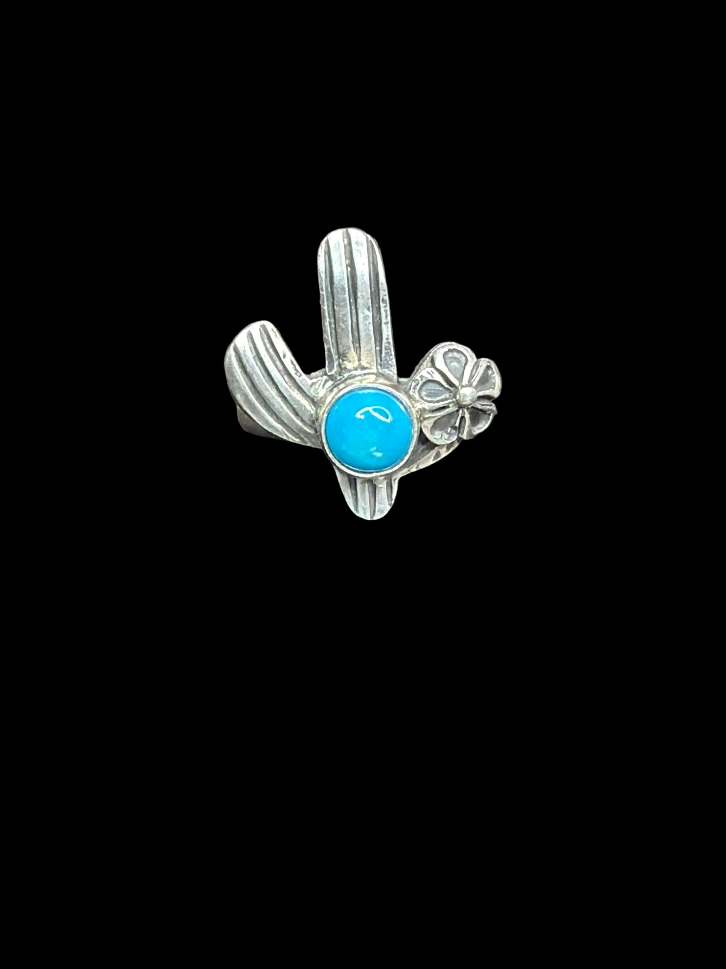 Handcrafted Dainty Saguaro Cactus Rings