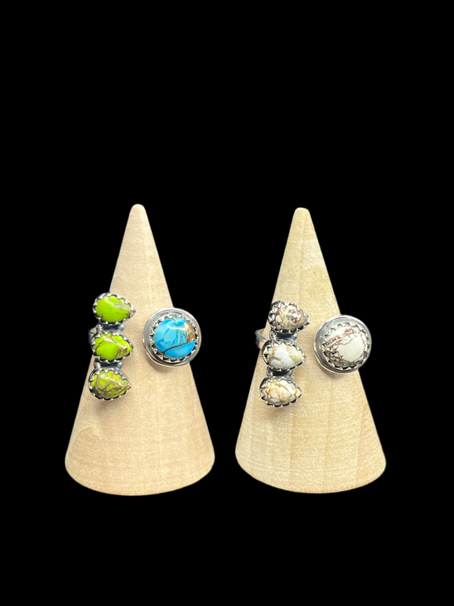 Bypass Sterling Silver Rings