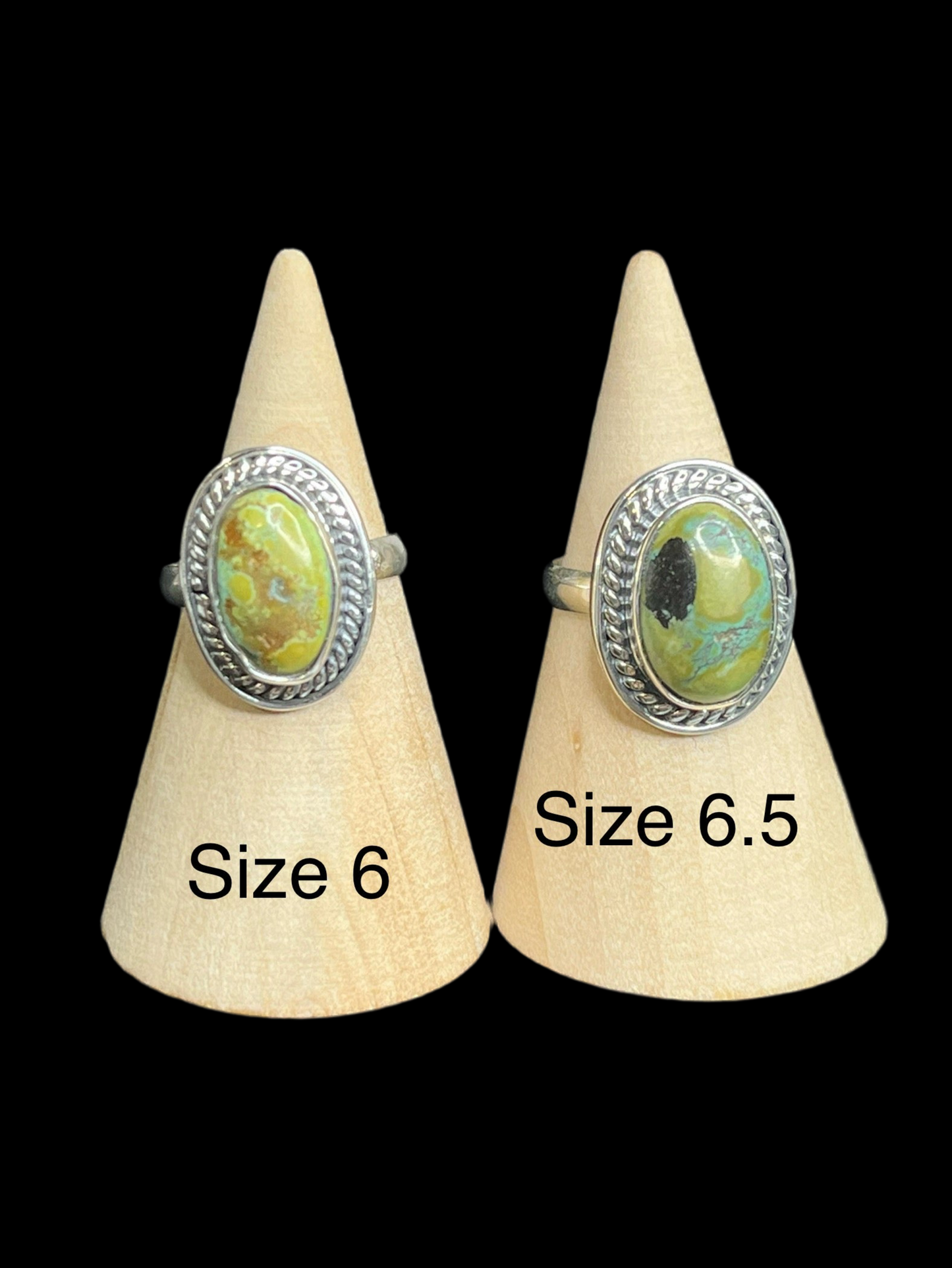Tibetan Turquoise Sterling Silver Rings