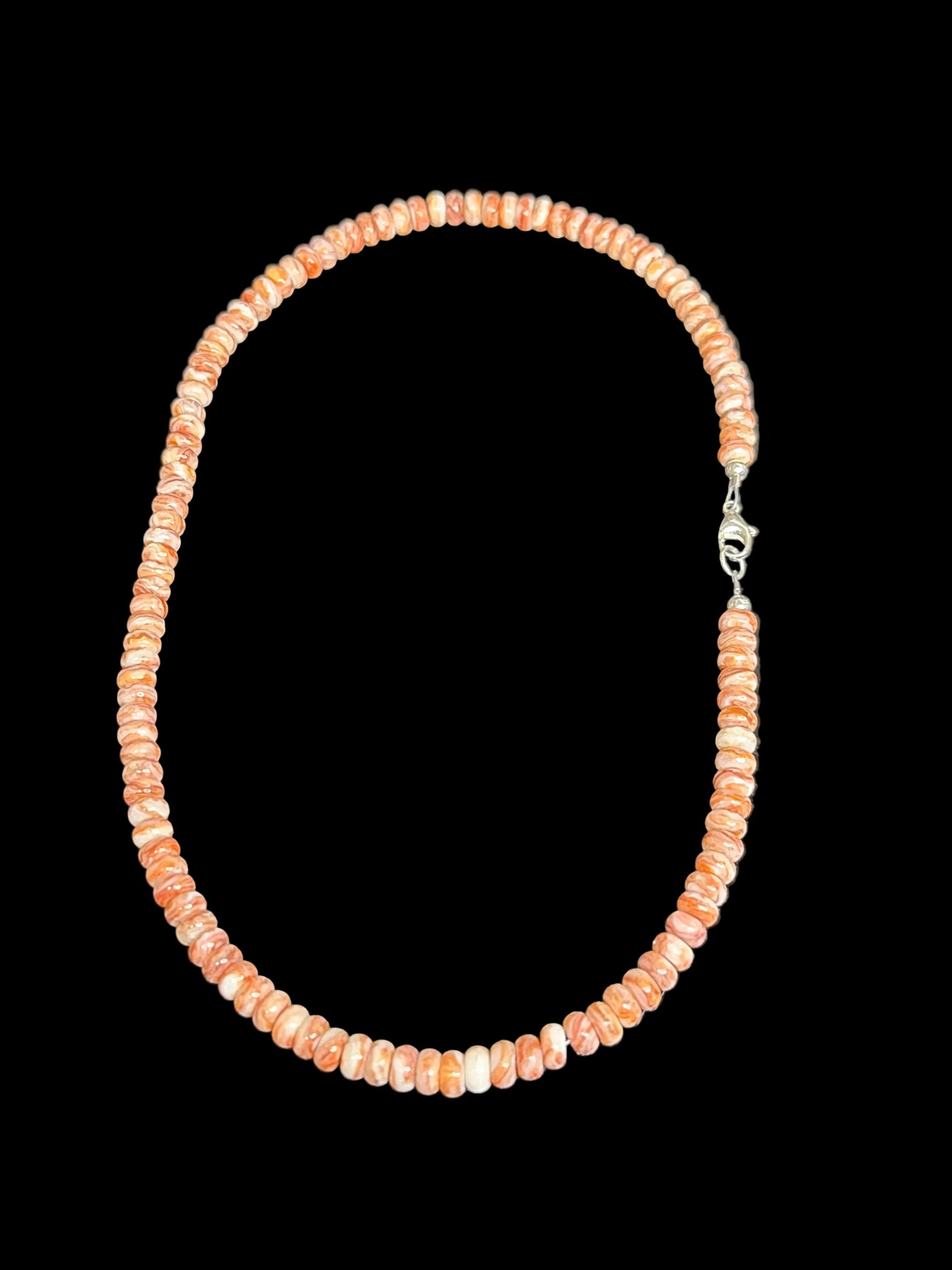 Spiny Oyster & Sterling Necklace