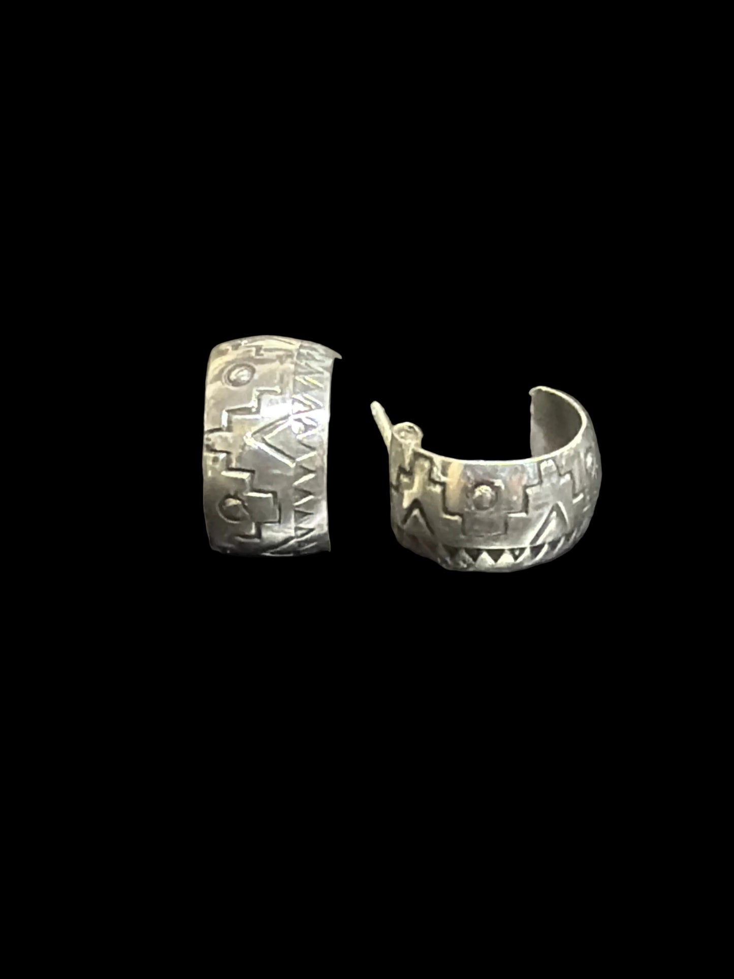 Handcrafted Huggy Hoop Earrings