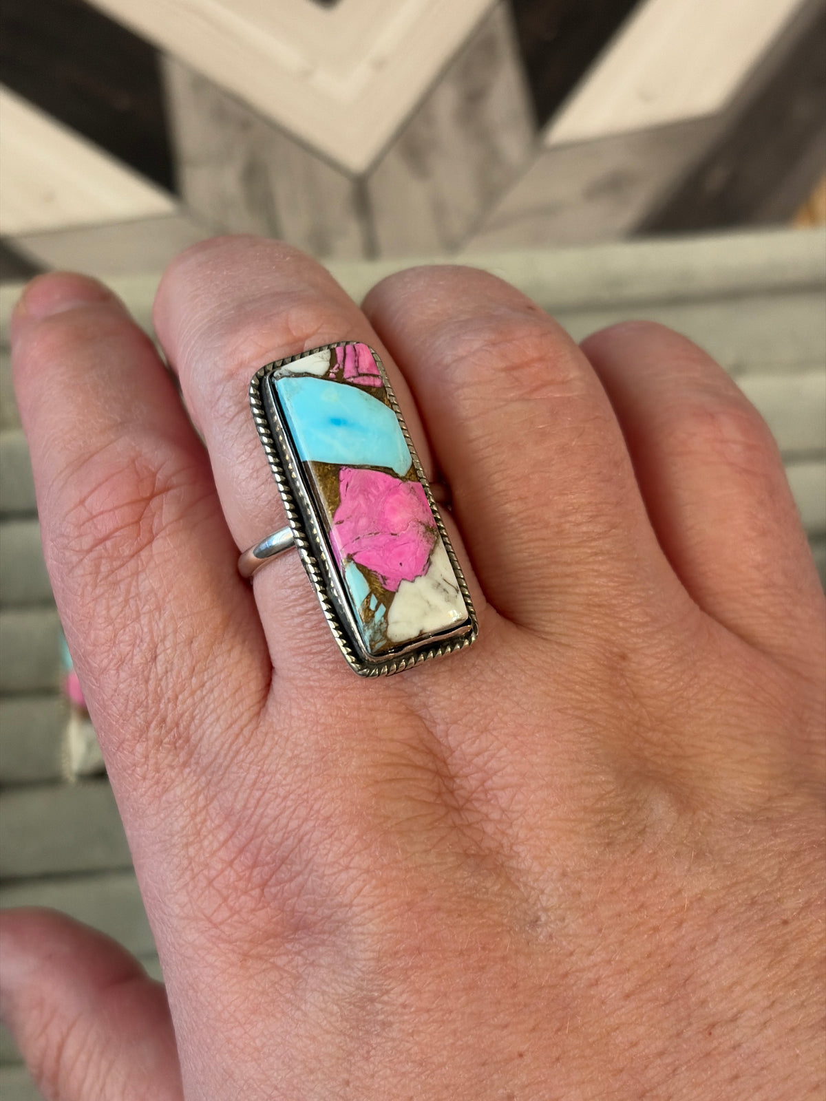 Cotton Candy Bar Rings