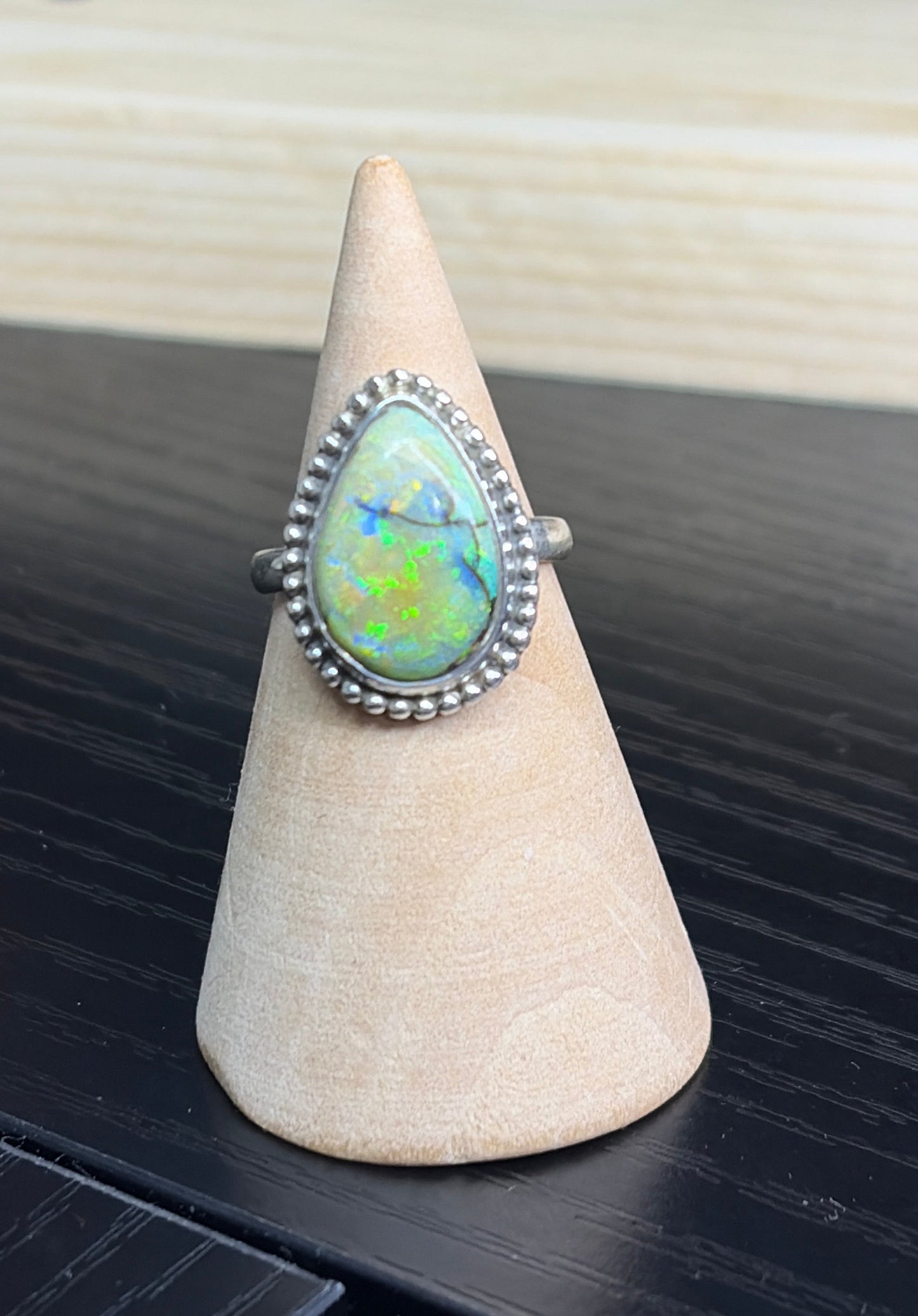 Monarch Opal Sterling Silver Rings
