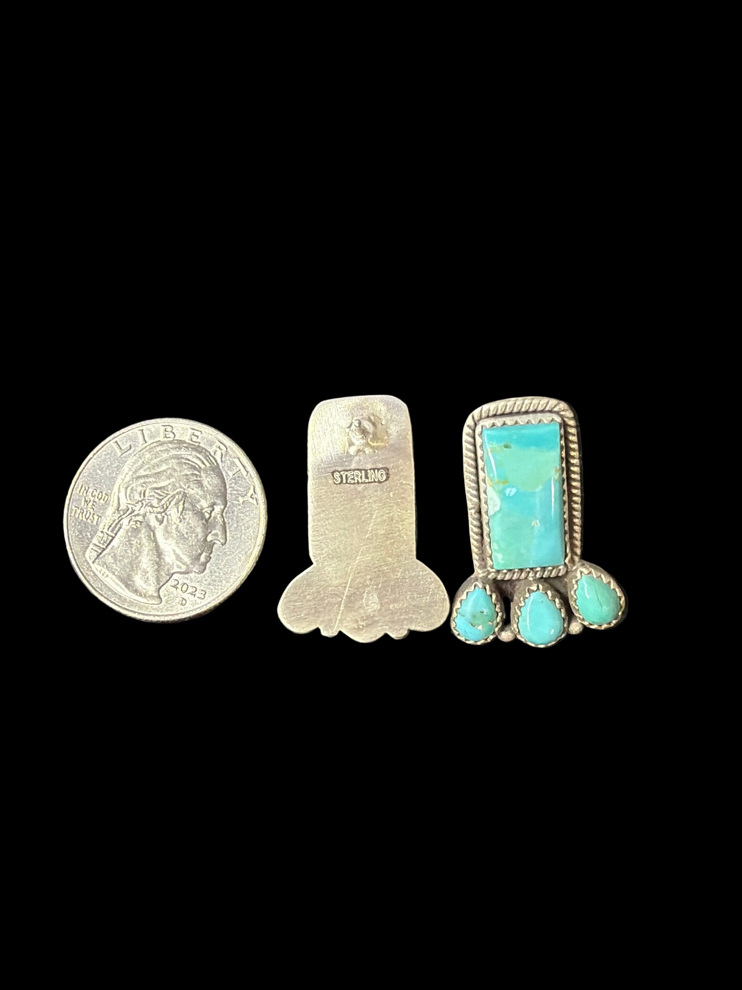Mohave Turquoise Statement Earrings