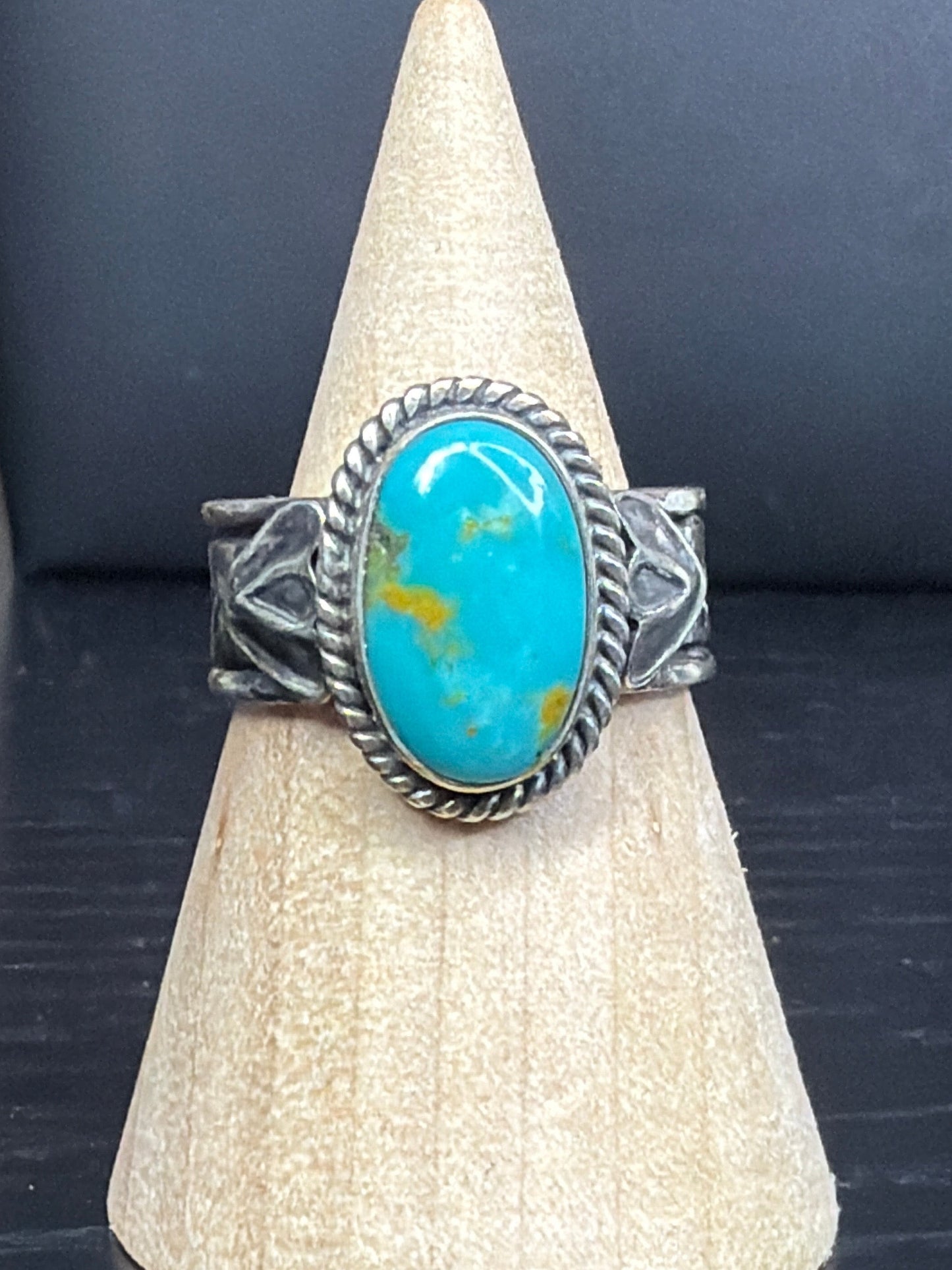 Handcrafted Thick Band & Genuine Stone Rings