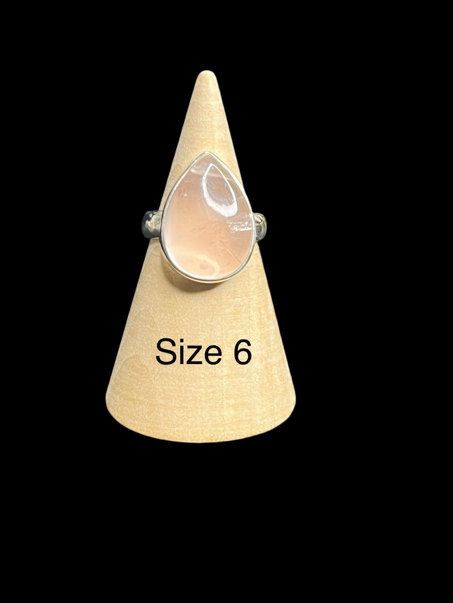 Rose Quartz Sterling Silver Rings