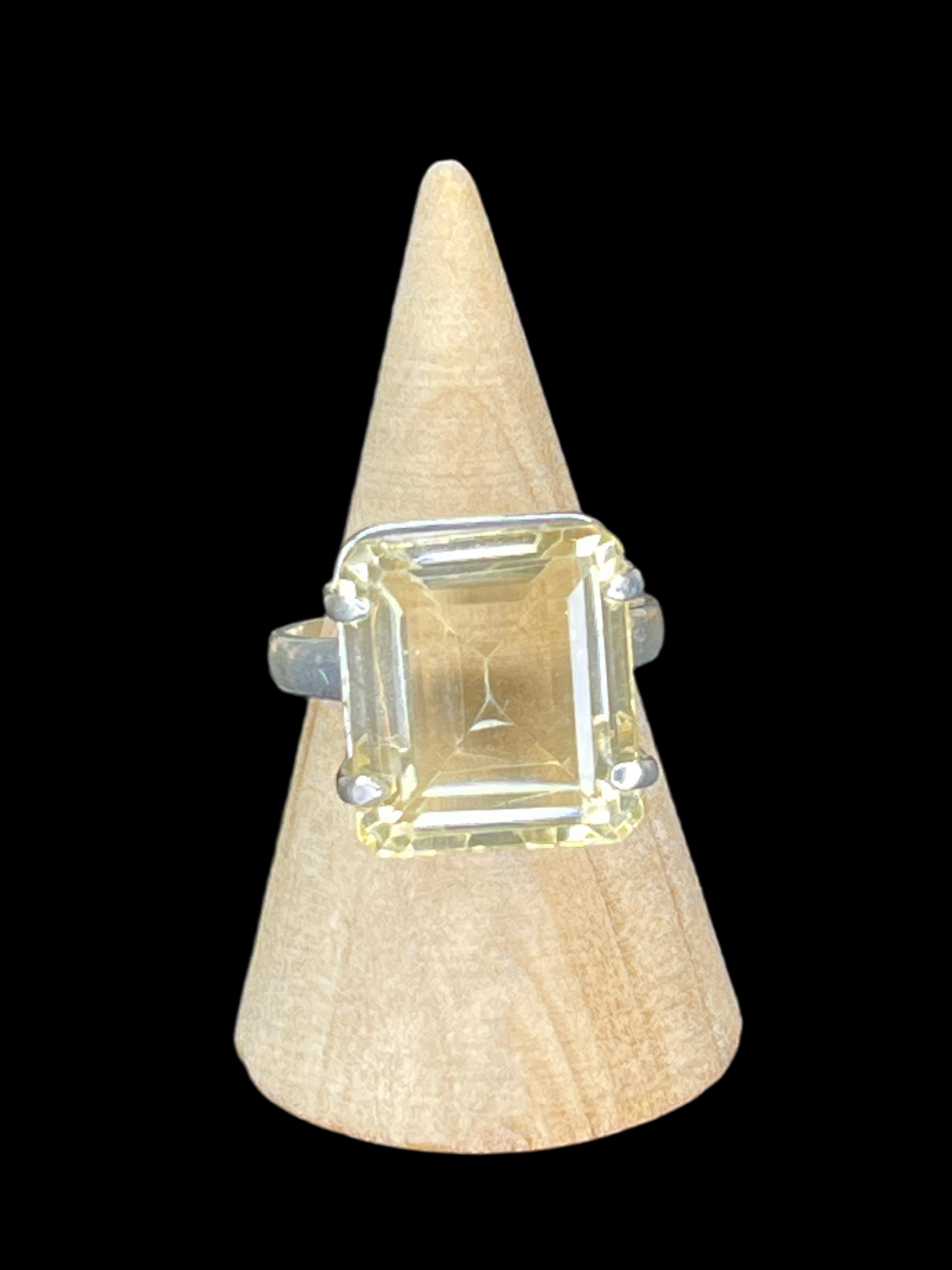 High Grade Citrine Sterling Silver Rings