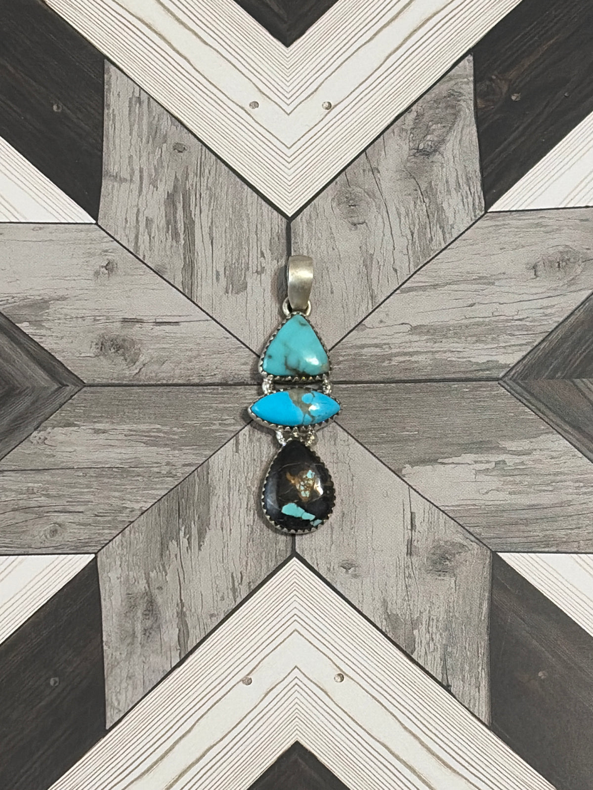 Triple Turquoise Pendant