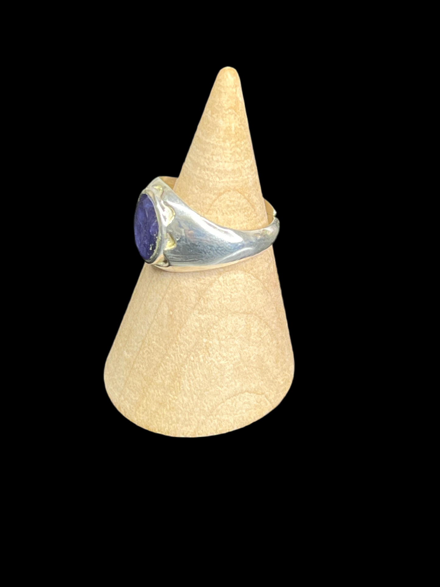 Faceted Sapphire Ring - Adjustable