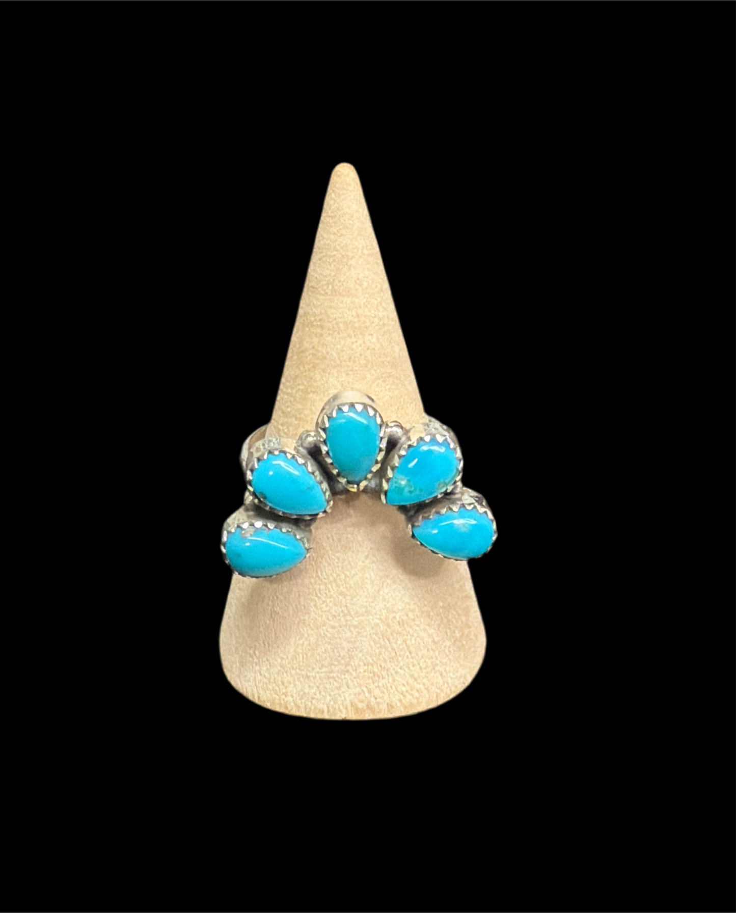 Kingman Turquoise Naja Rings