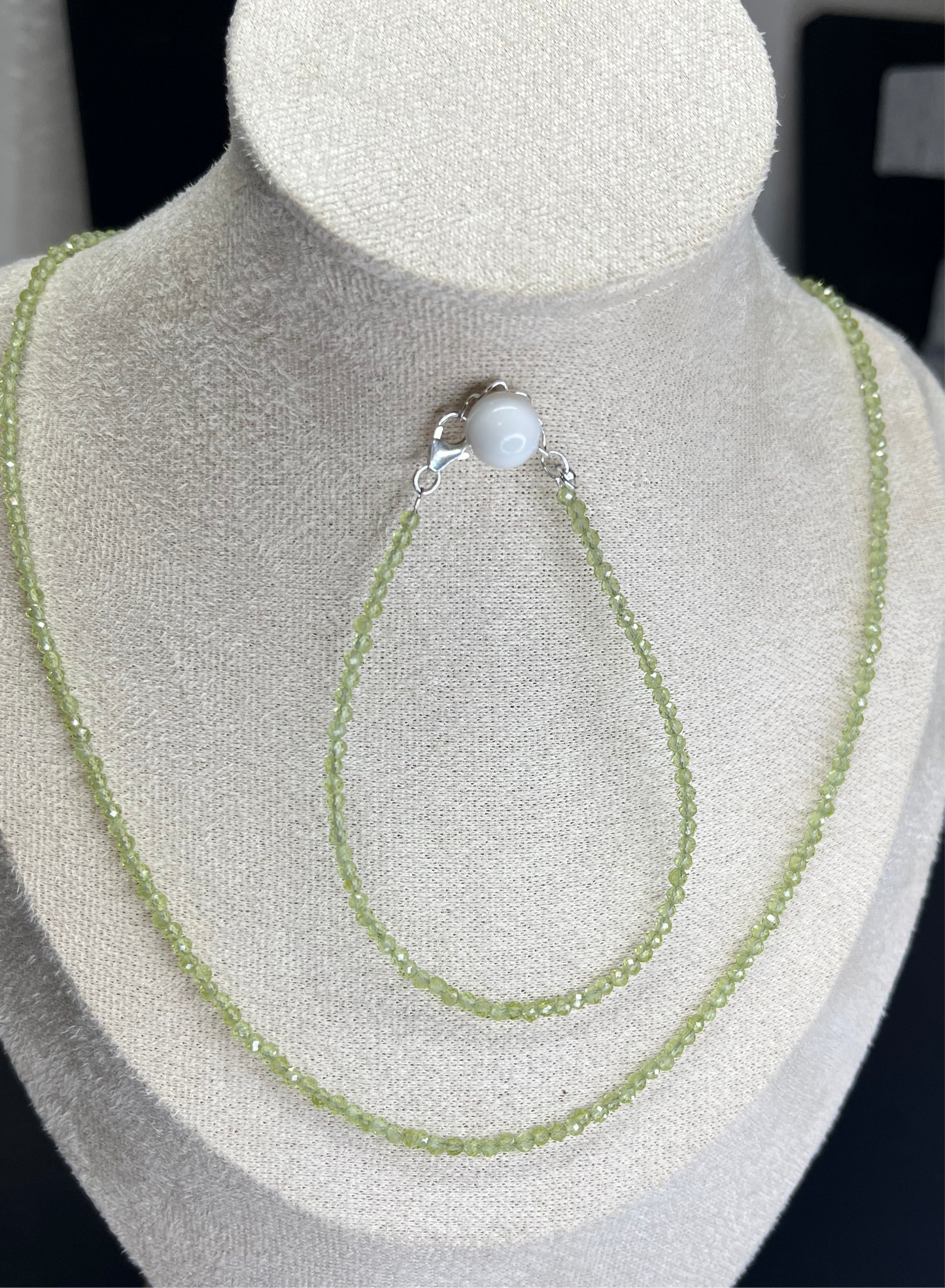 Faceted Natural Gemstone Necklace & Bracelet Sets