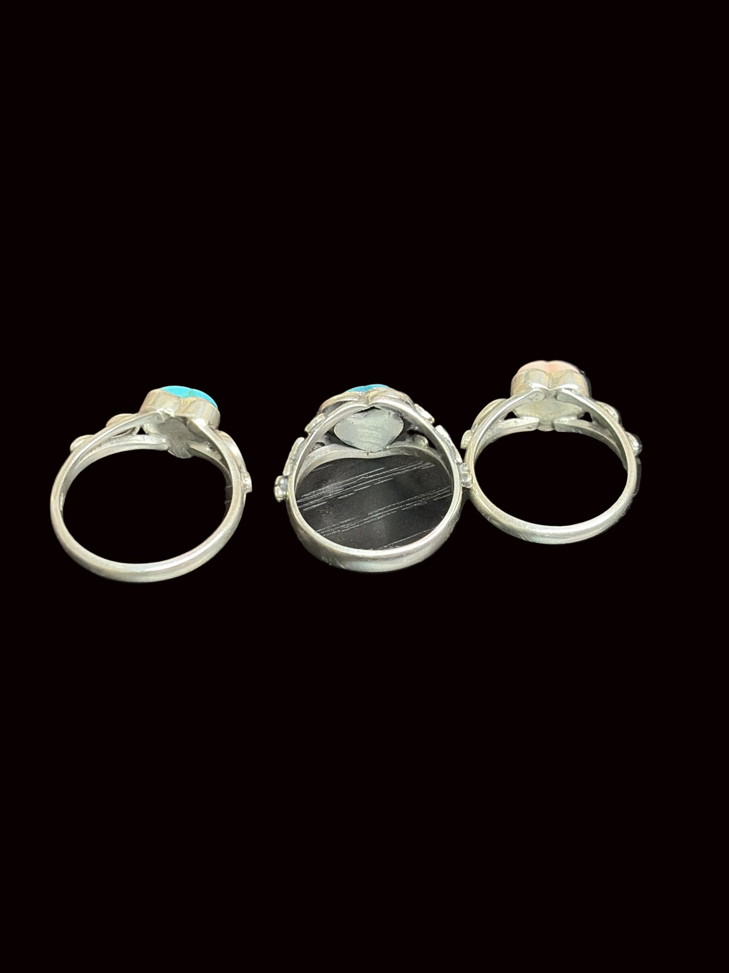 Handcrafted Dainty Heart Rings